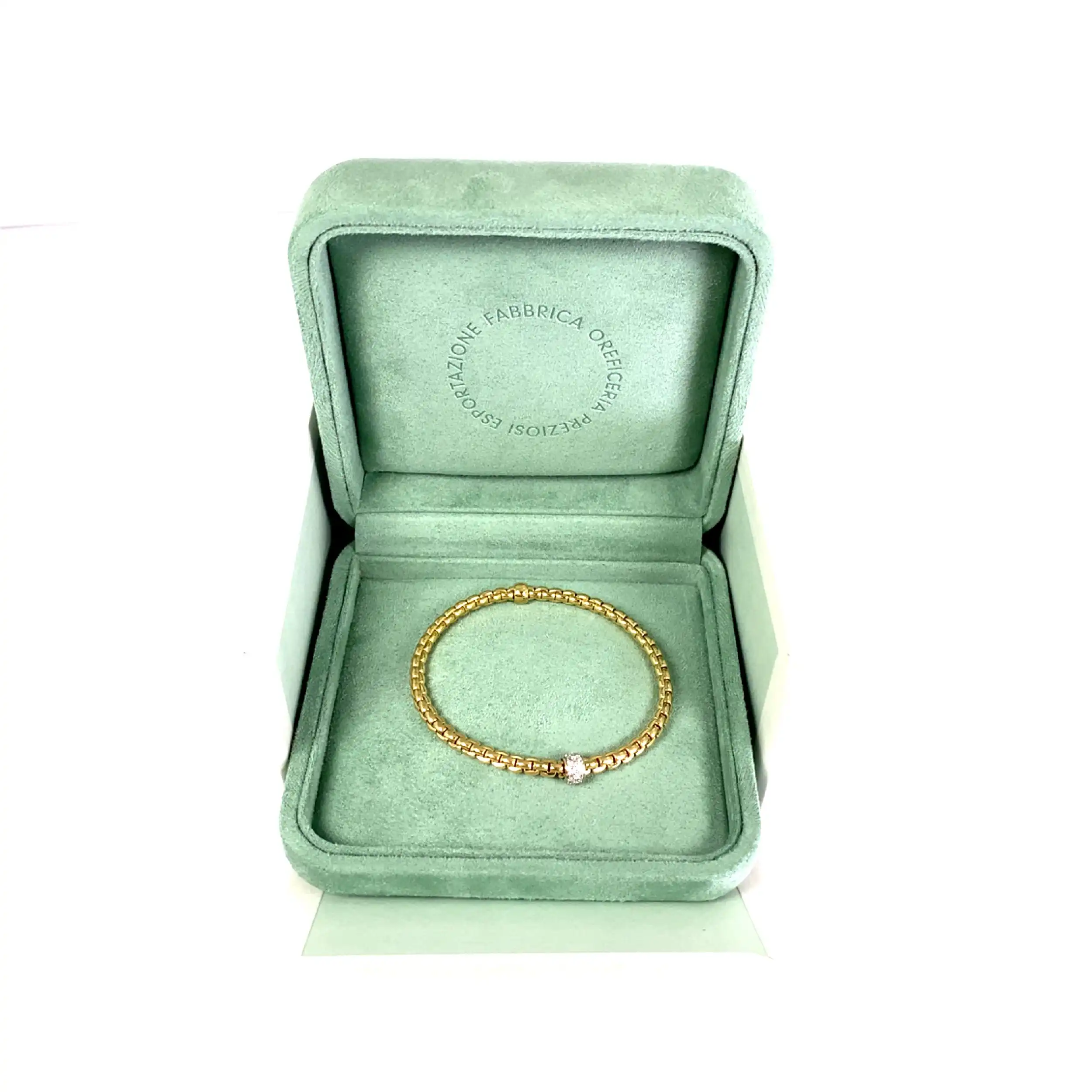 Armband Bicolor Fope Tiny Flex it mit Brillanten Armband Bicolor Fope Tiny Flex it mit Brillanten