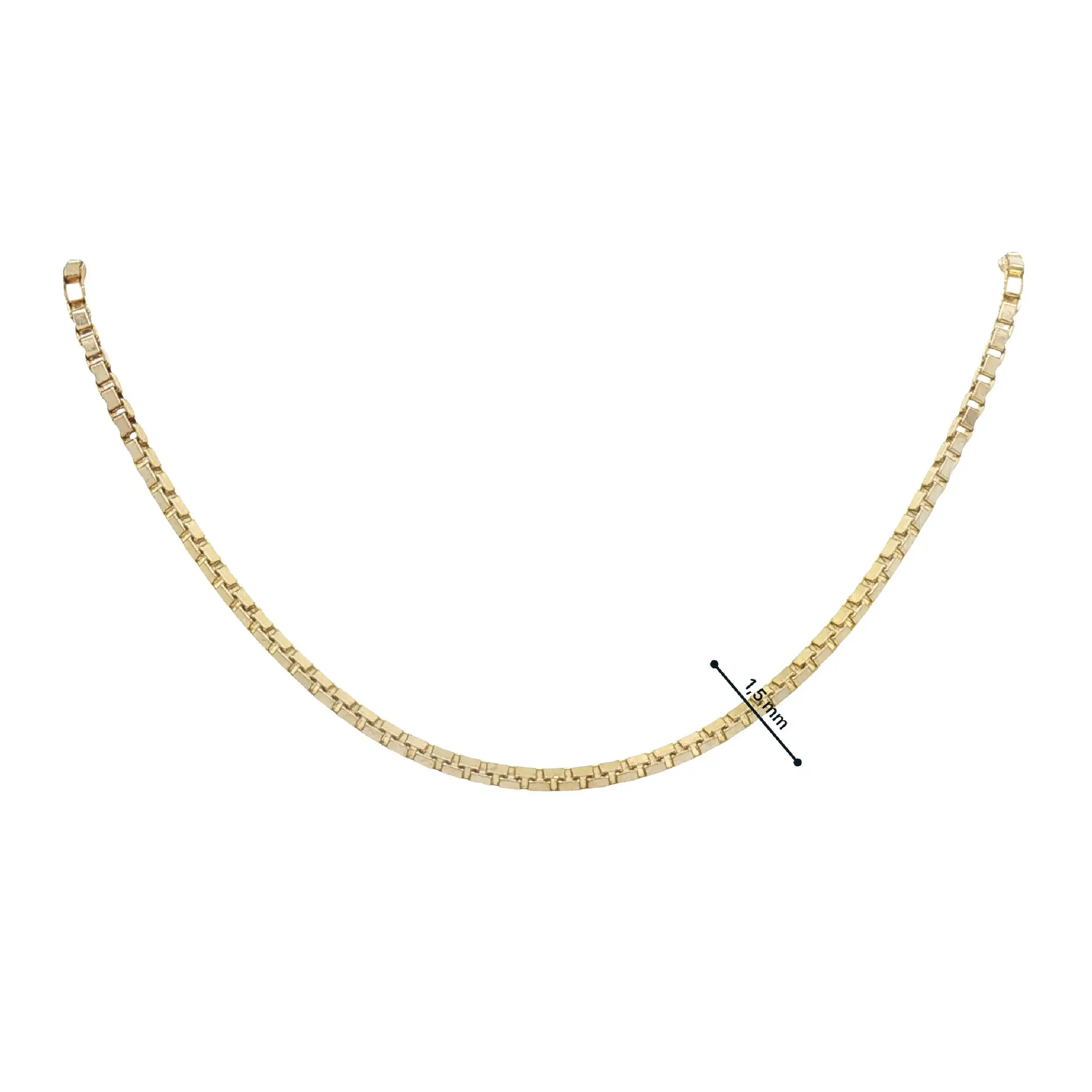Venezianer Krawattenkette Gelbgold Venezianer Krawattenkette Gelbgold