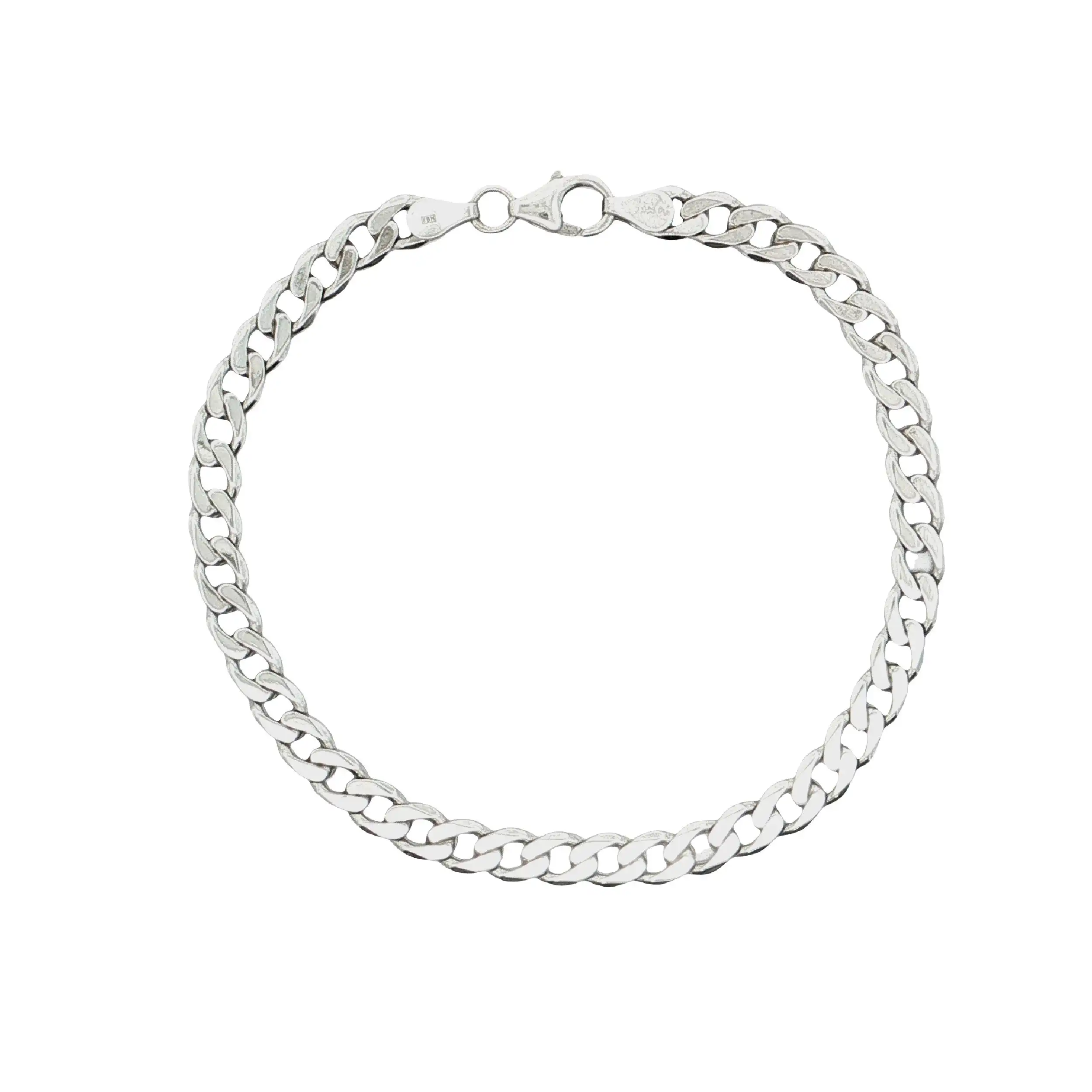 Panzerarmband Silber