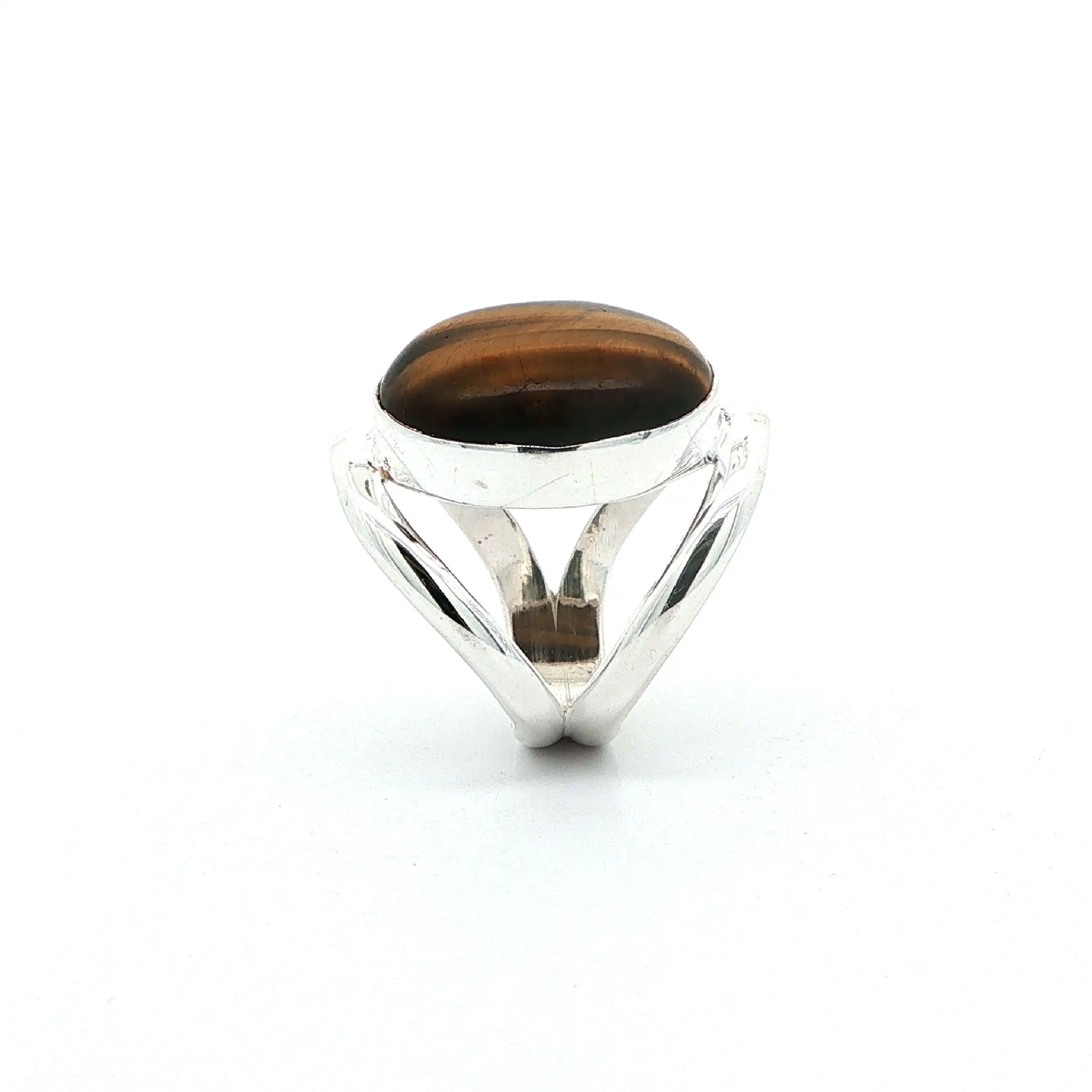 Silberring mit Tigerauge
