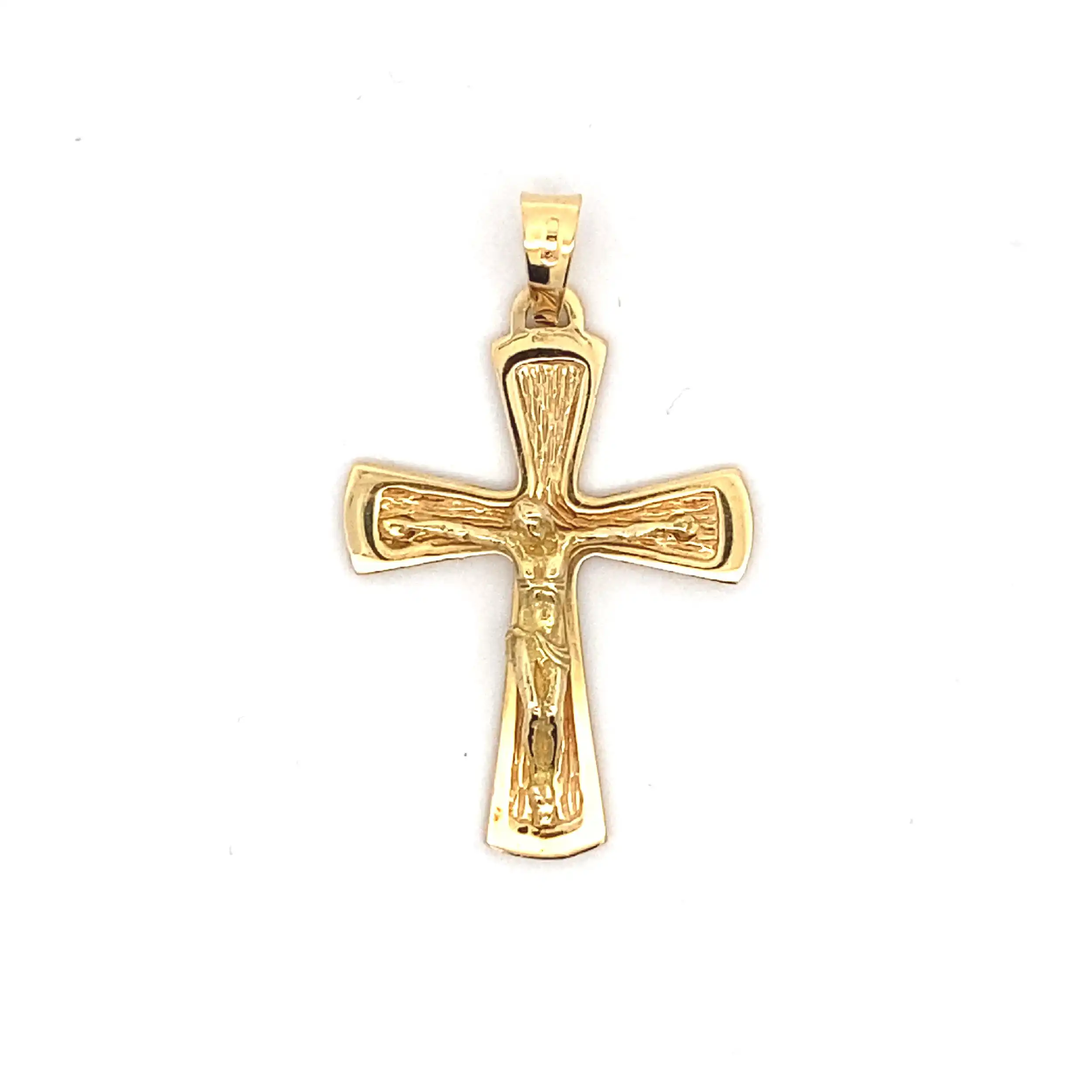 9 Karat Gelbgold Kruzifix Anhänger Mit Kette - 16, 18 Oder 20