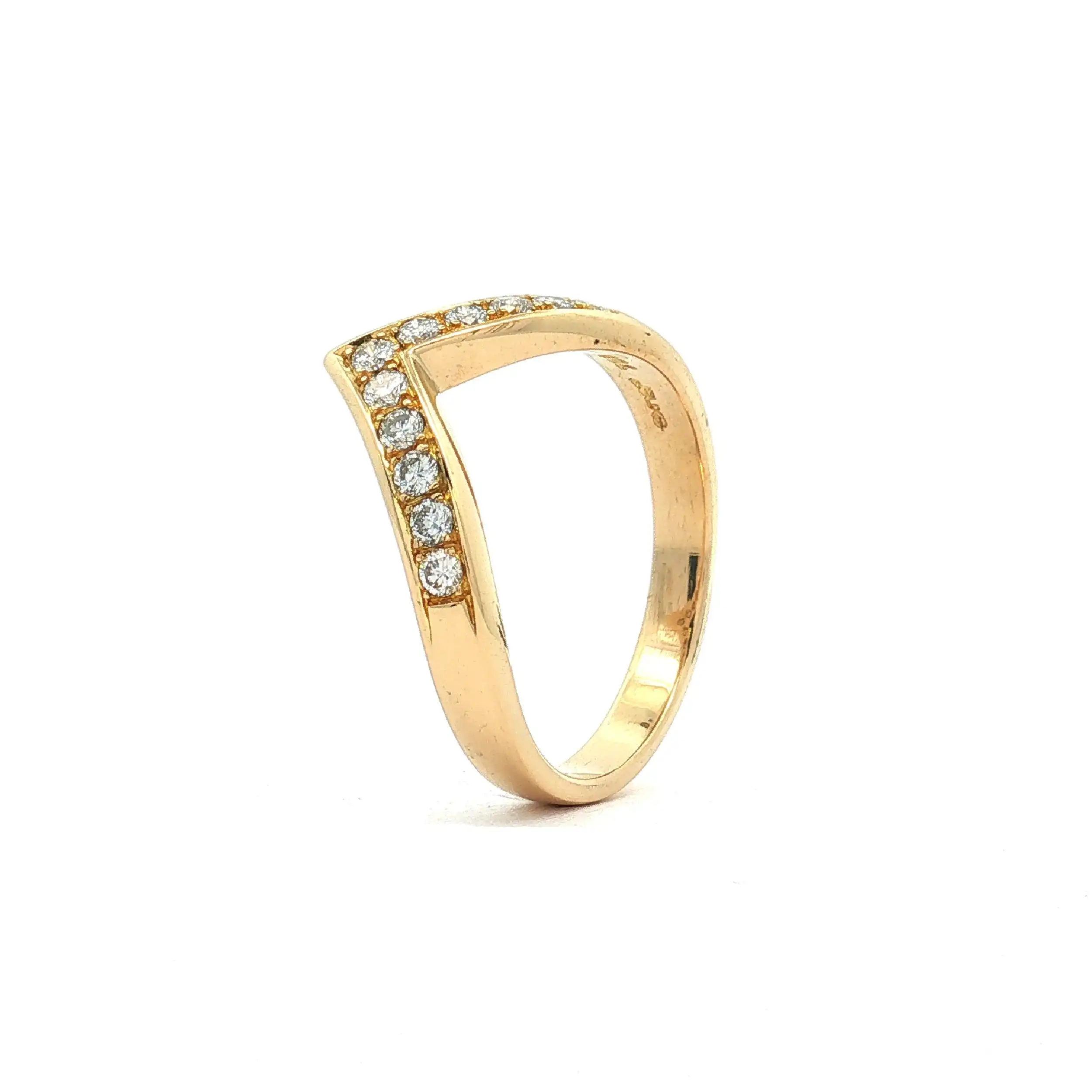 Ring Gelbgold Exner mit Brillanten