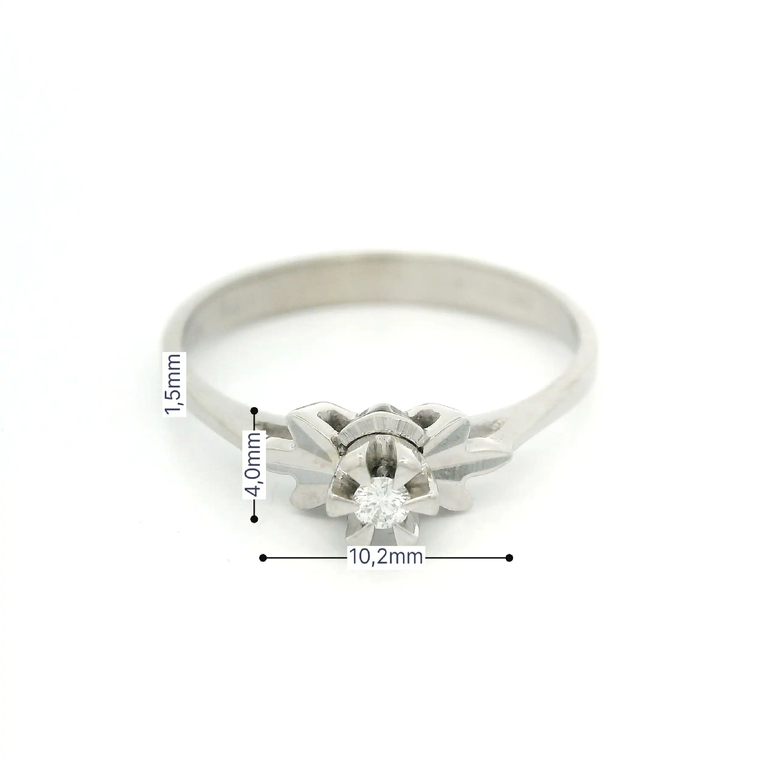 Ring Weißgold mit Brillant