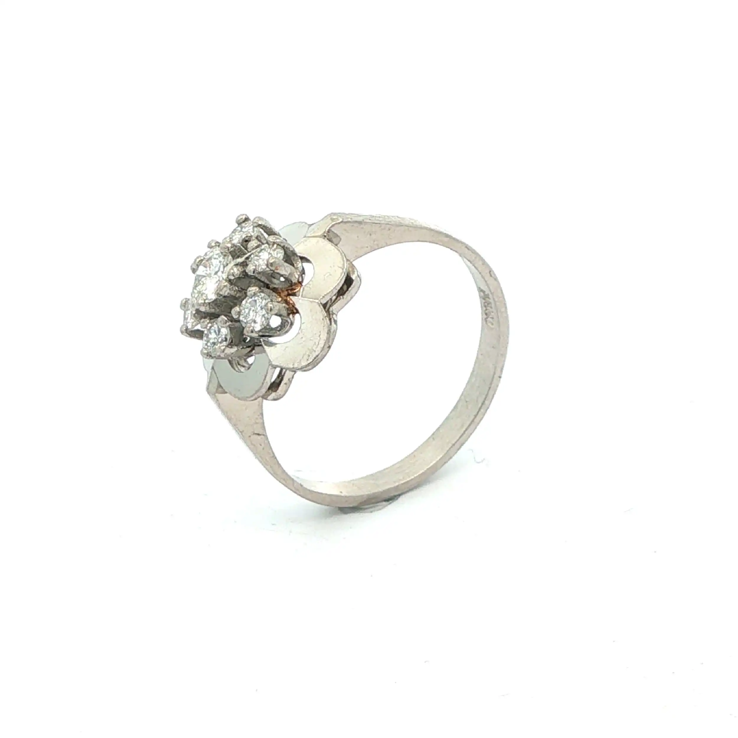 Ring Weißgold mit Brillanten Ring Weißgold mit Brillanten