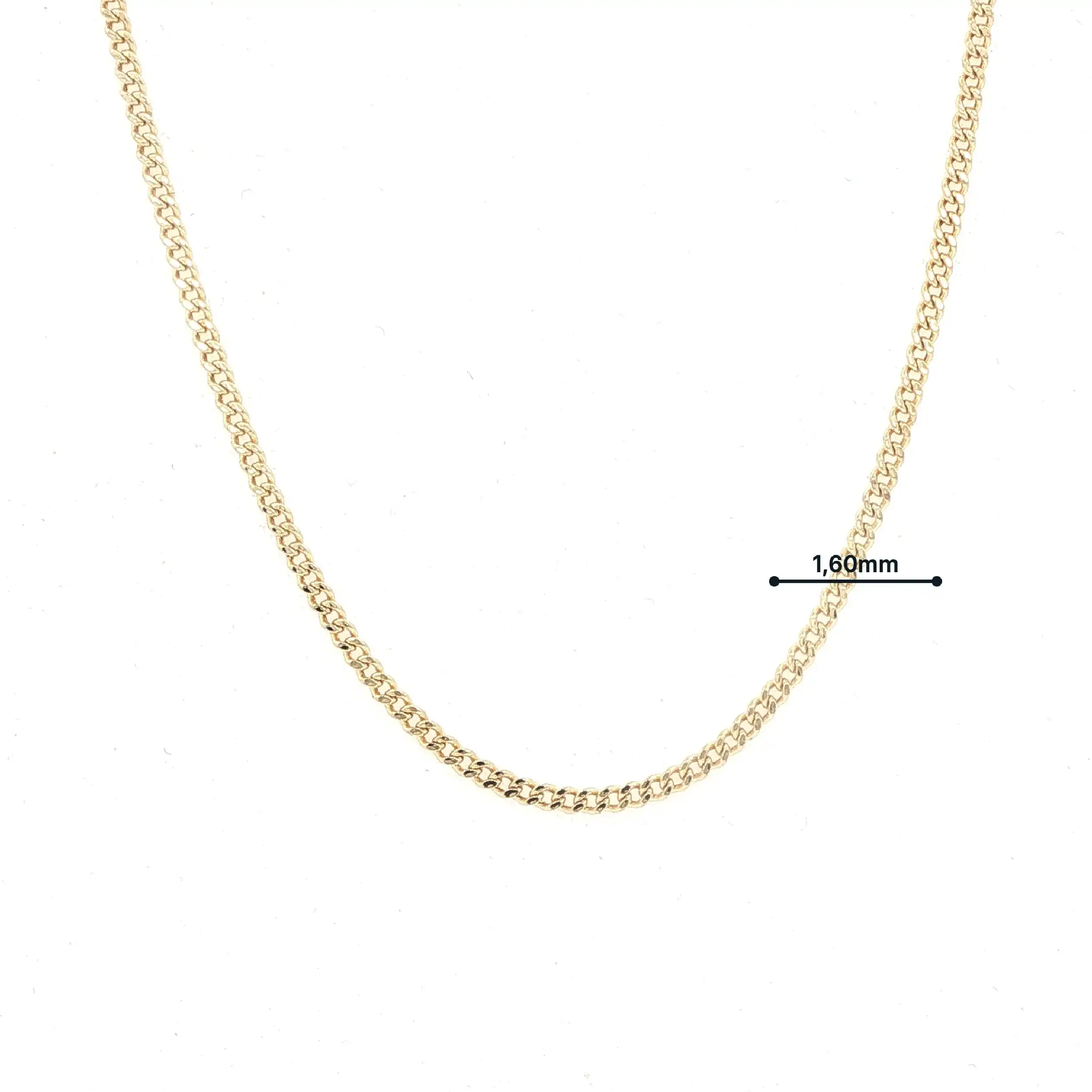 Flachpanzerkette Gelbgold Flachpanzerkette Gelbgold