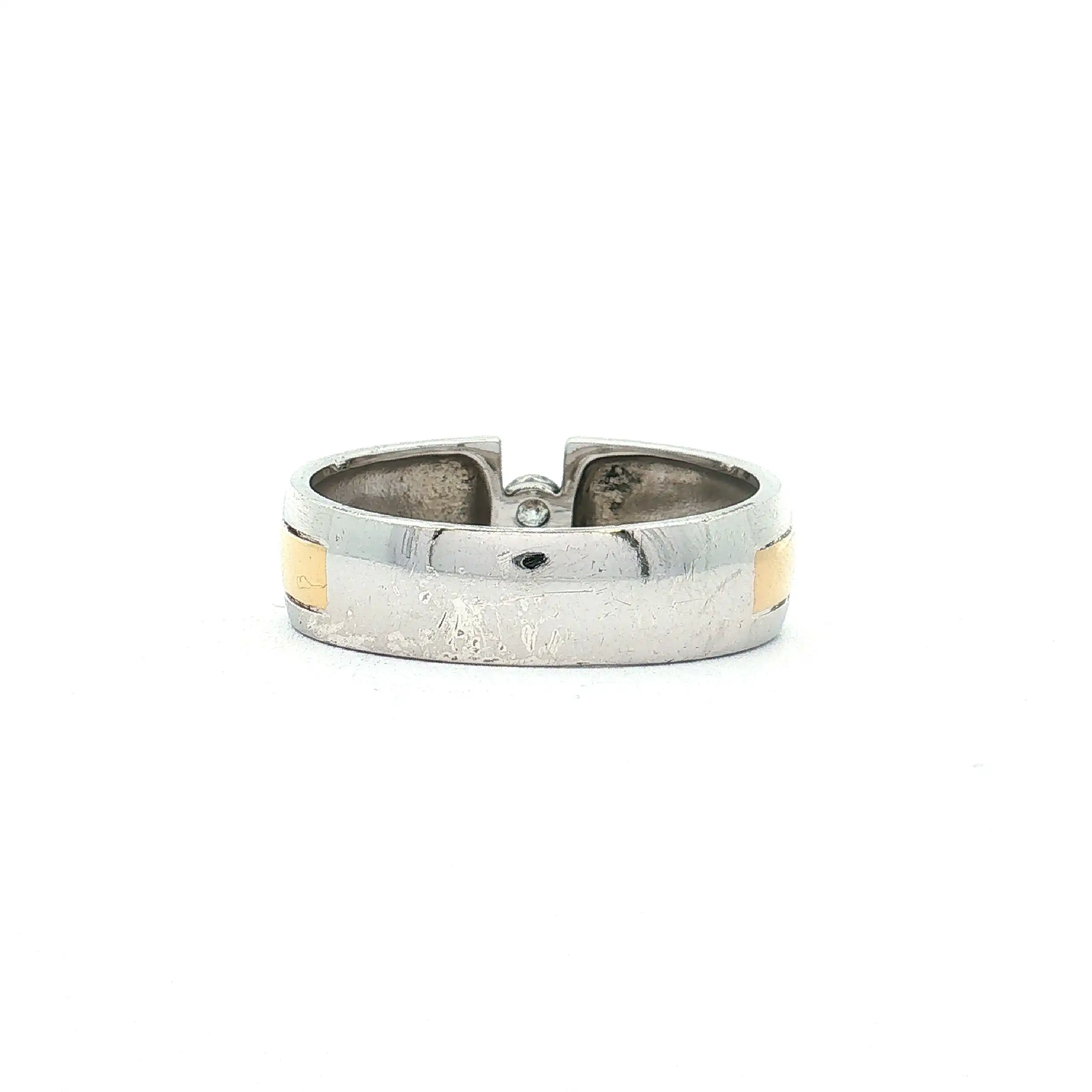 Ring Silber teilvergoldet mit Zirkonia Ring Silber teilvergoldet mit Zirkonia