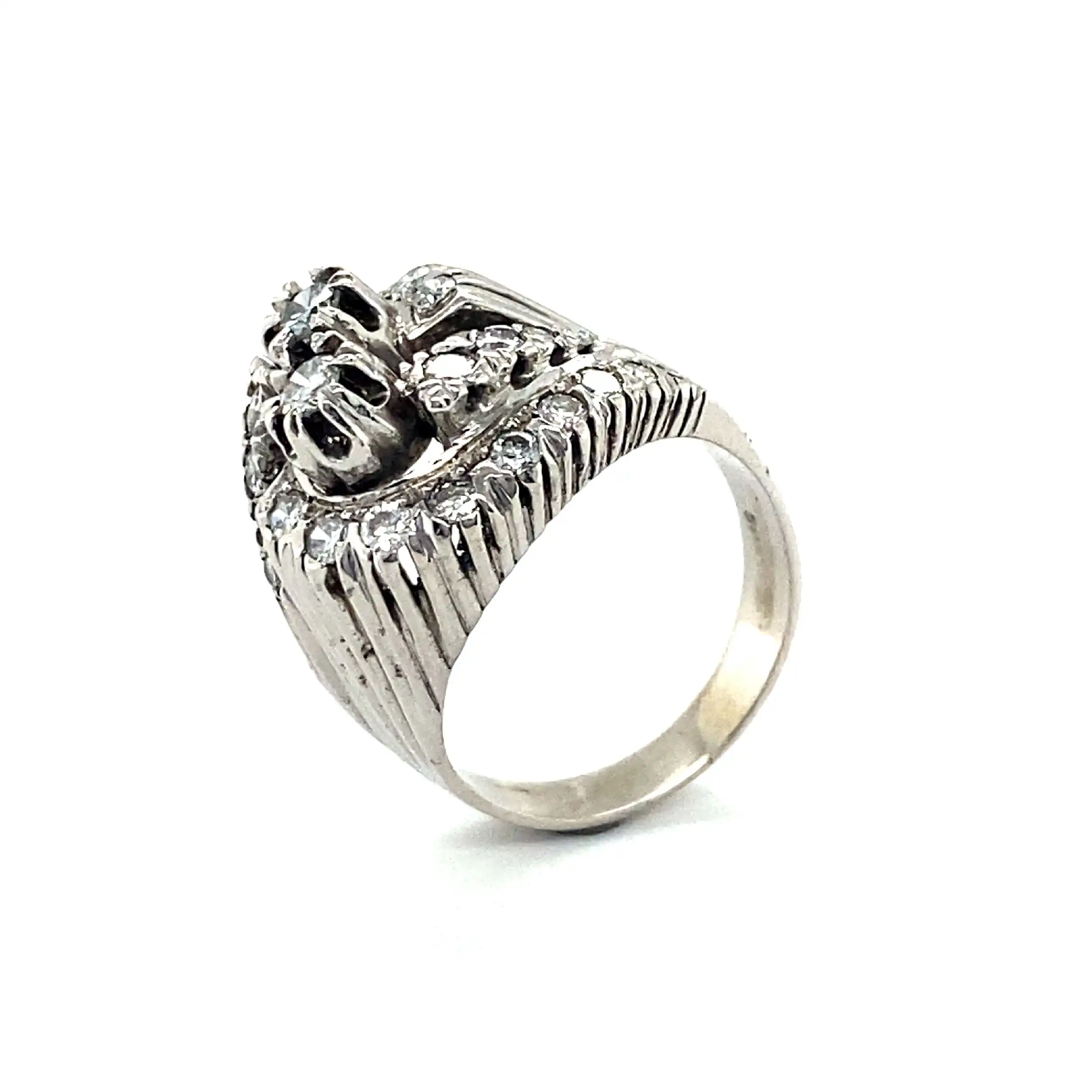Ring Weißgold mit Brillanten Ring Weißgold mit Brillanten