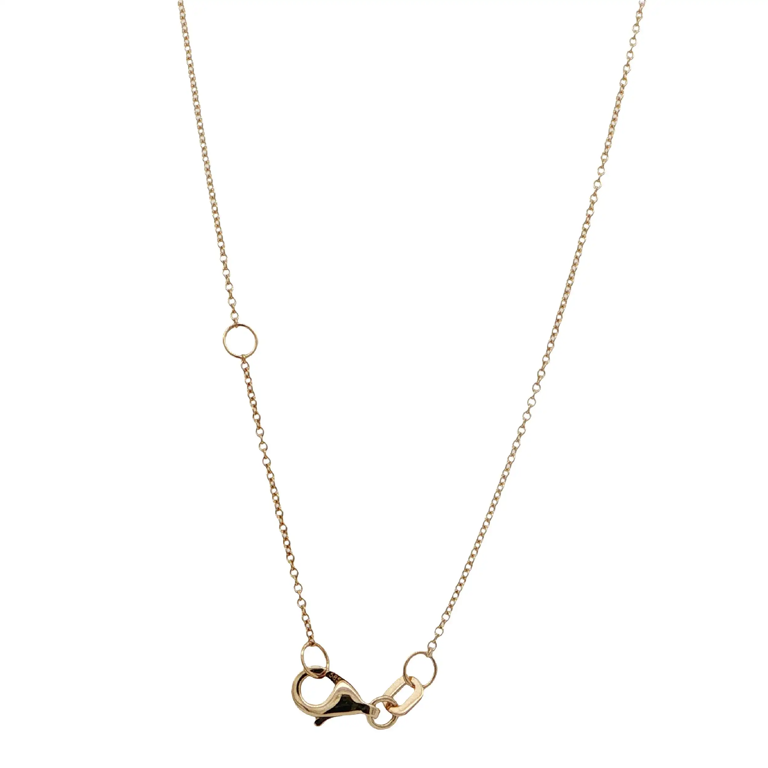 Ankerkette Gelbgold mit Kreuzanhänger Ankerkette Gelbgold mit Kreuzanhänger