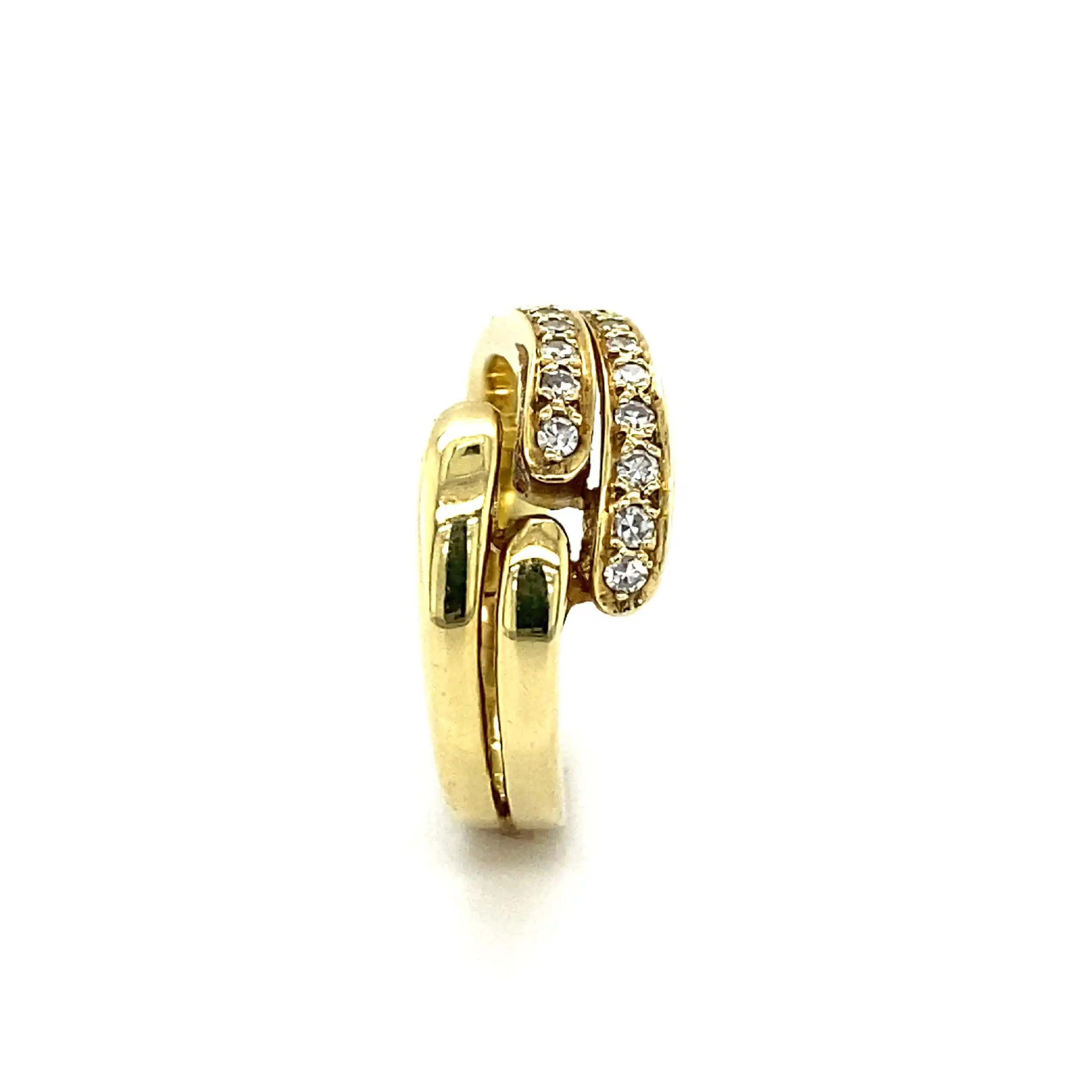 Ring Gelbgold mit Diamanten, graviert mit 0,20ct Ring Gelbgold mit Diamanten, graviert mit 0,20ct