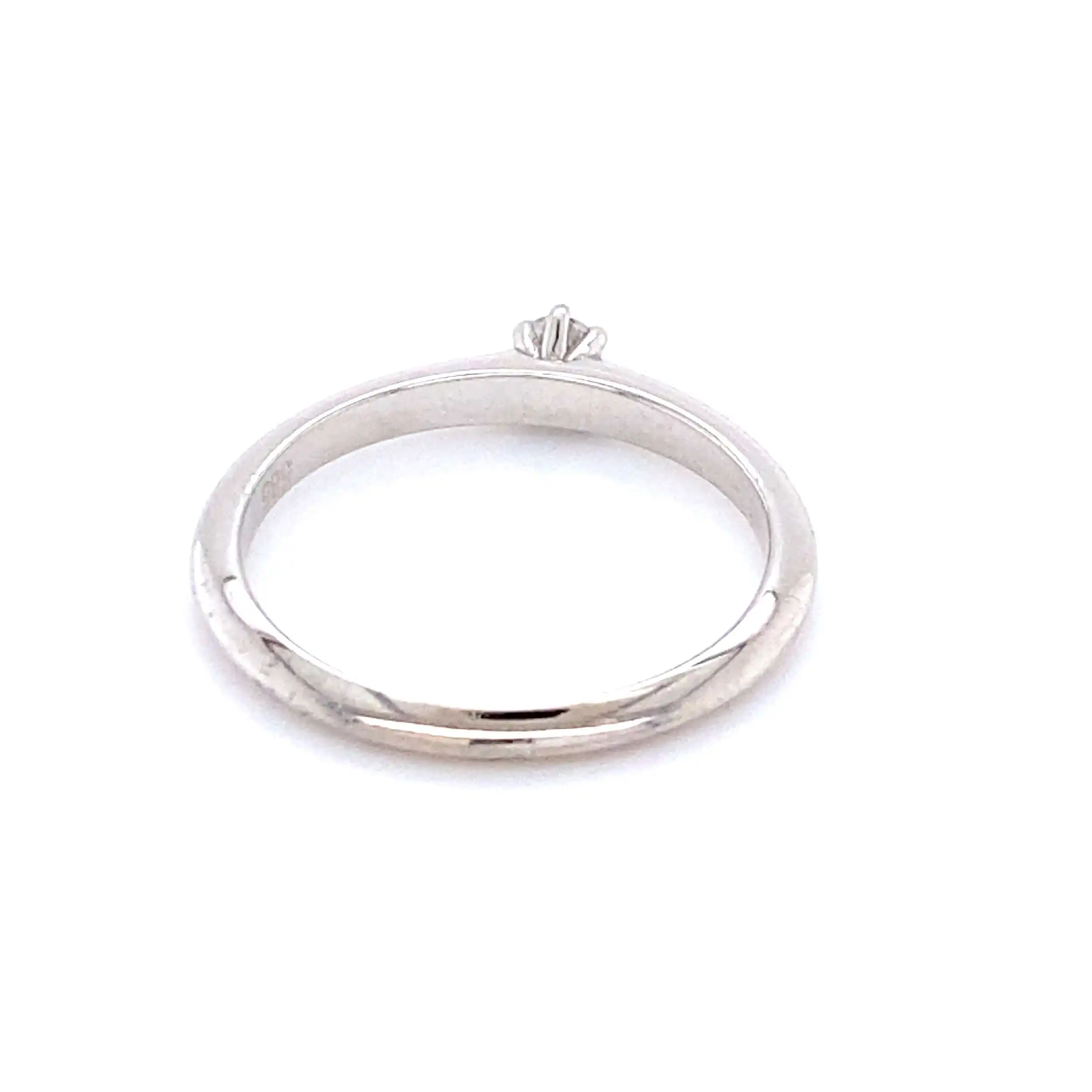 Ring Weißgold mit Solitär Brillant Ring Weißgold mit Solitär Brillant