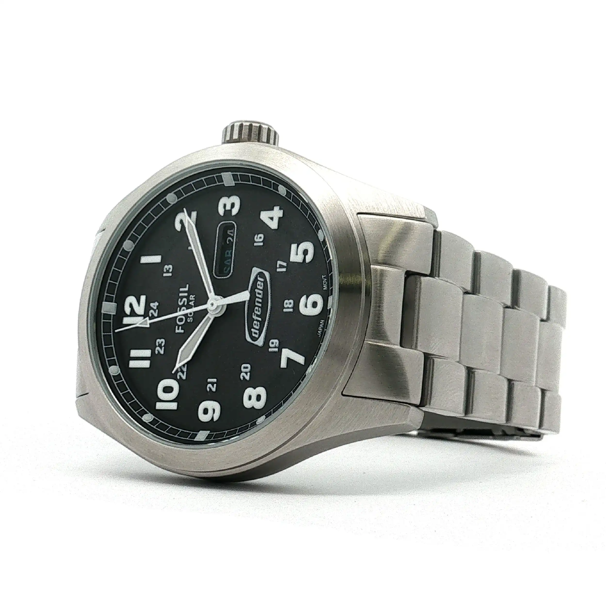 Herrenuhr Fossil Solar Quarz Defender FS5976 mit Box