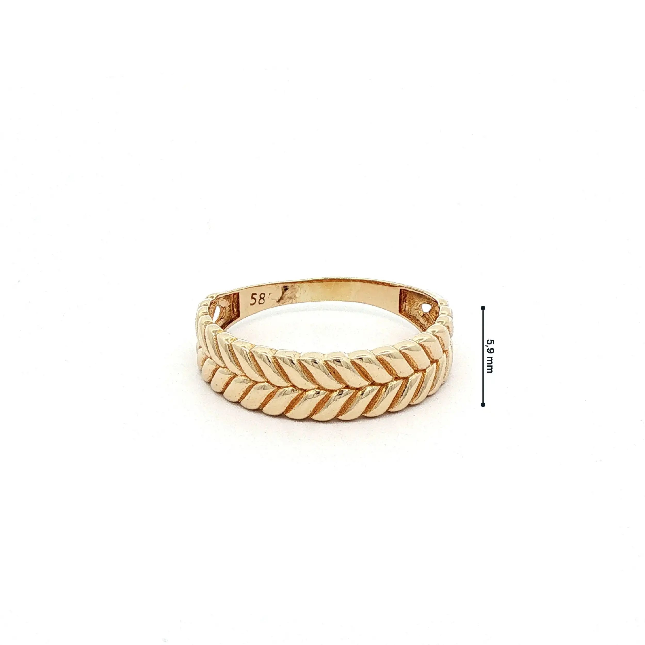 Ring Gelbgold floral Ring Gelbgold floral