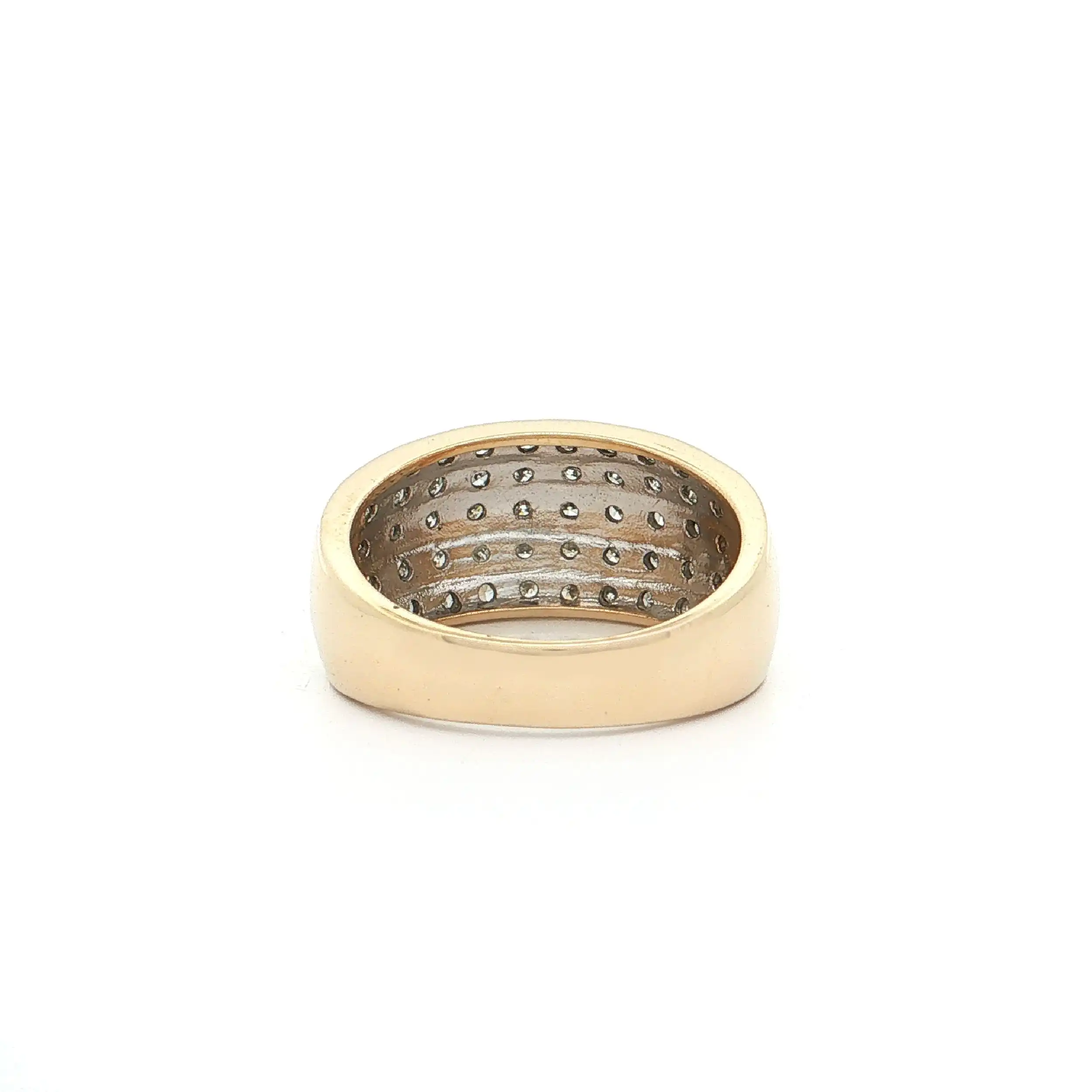 Ring Bicolor mit Diamanten