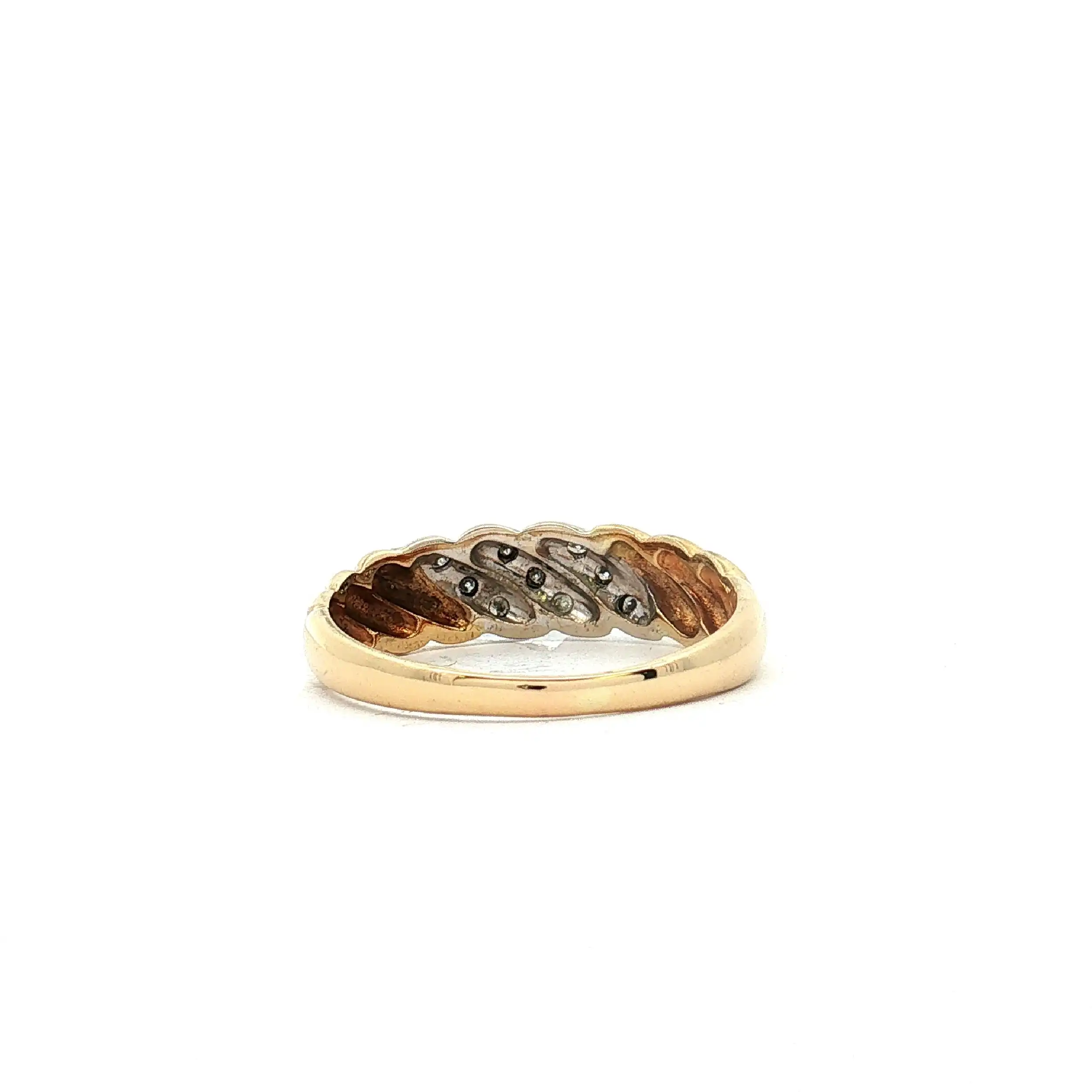 Ring Bicolor mit Brillanten Ring Bicolor mit Brillanten