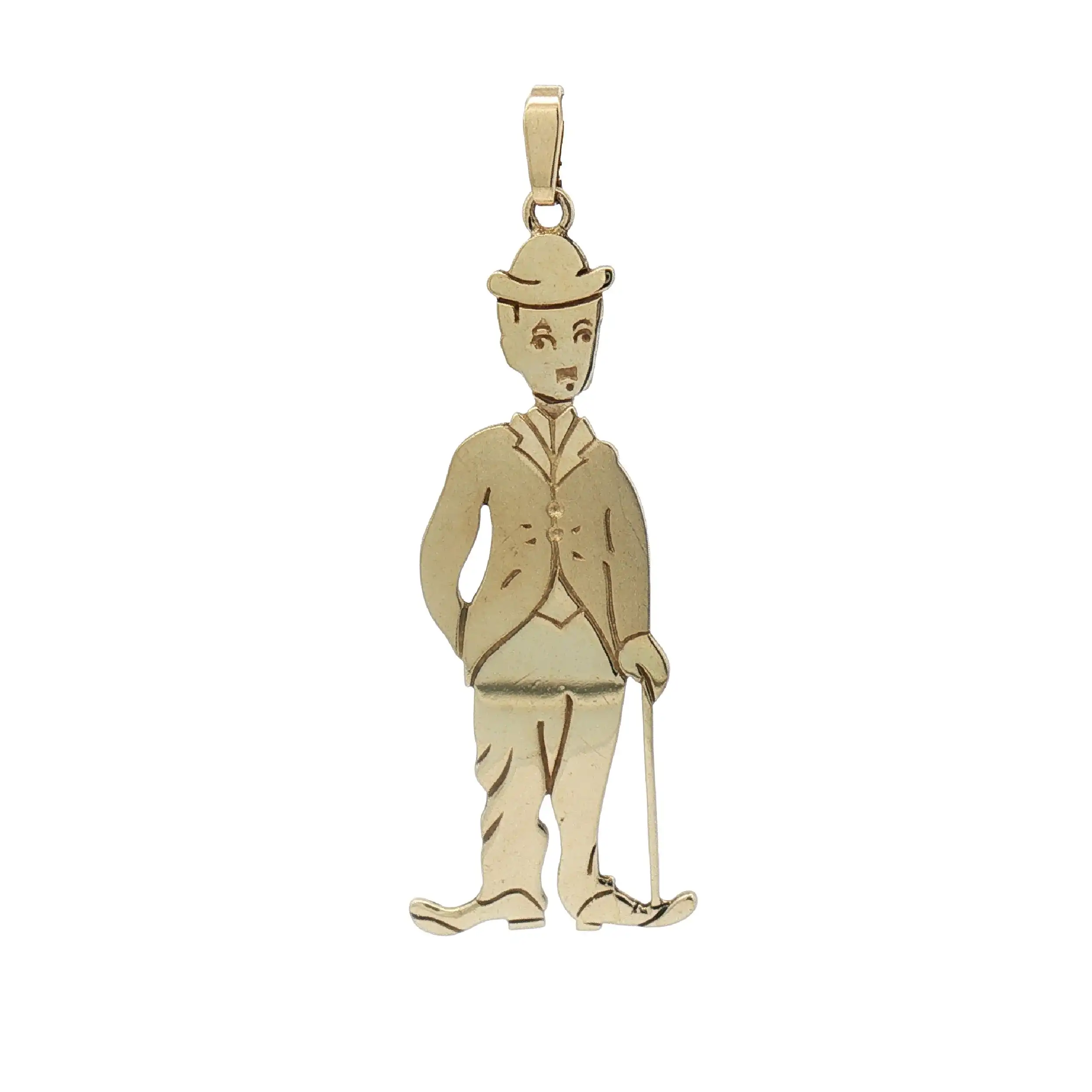 Anhänger Gelbgold Charlie Chaplin