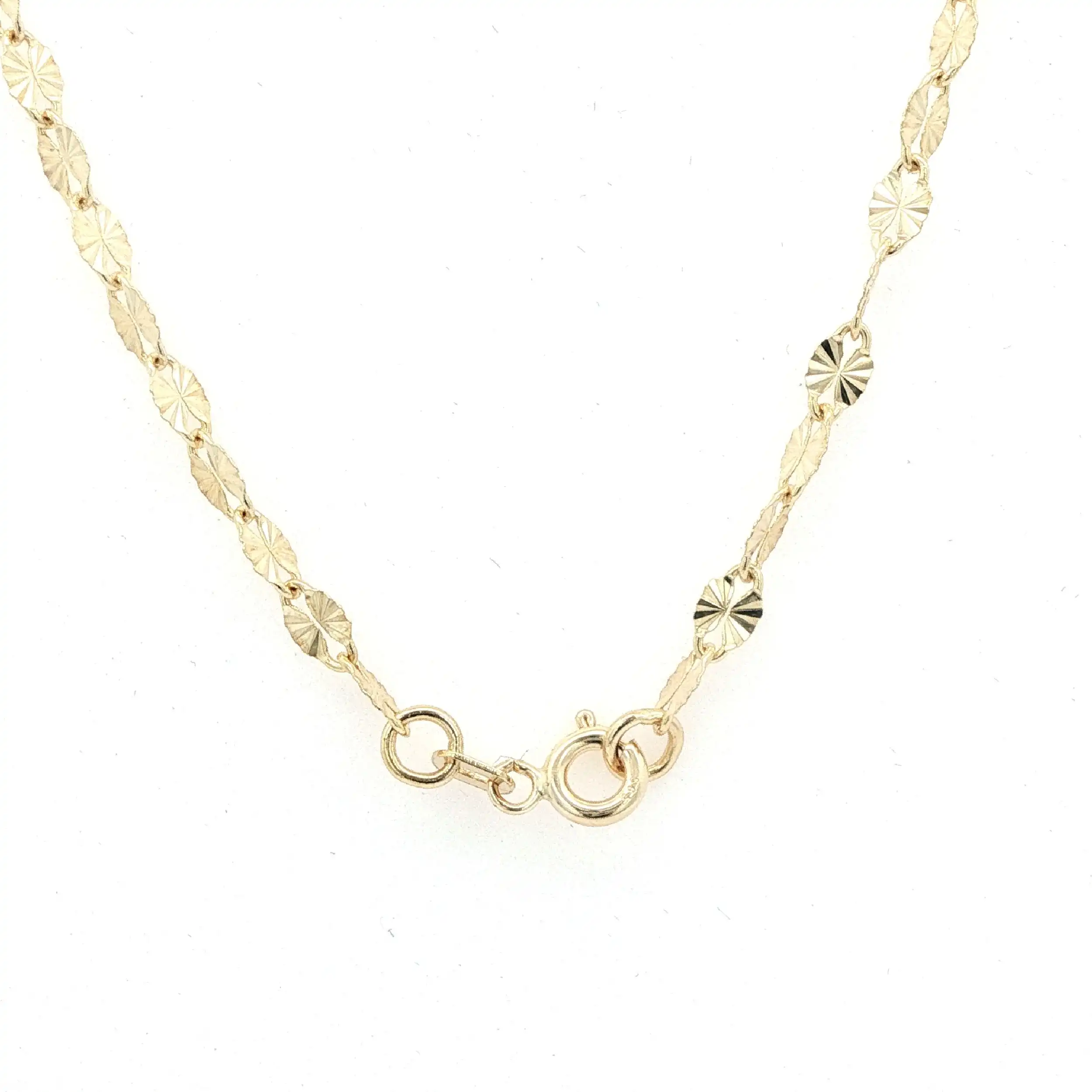 Valentino-Paillettenkette Gelbgold