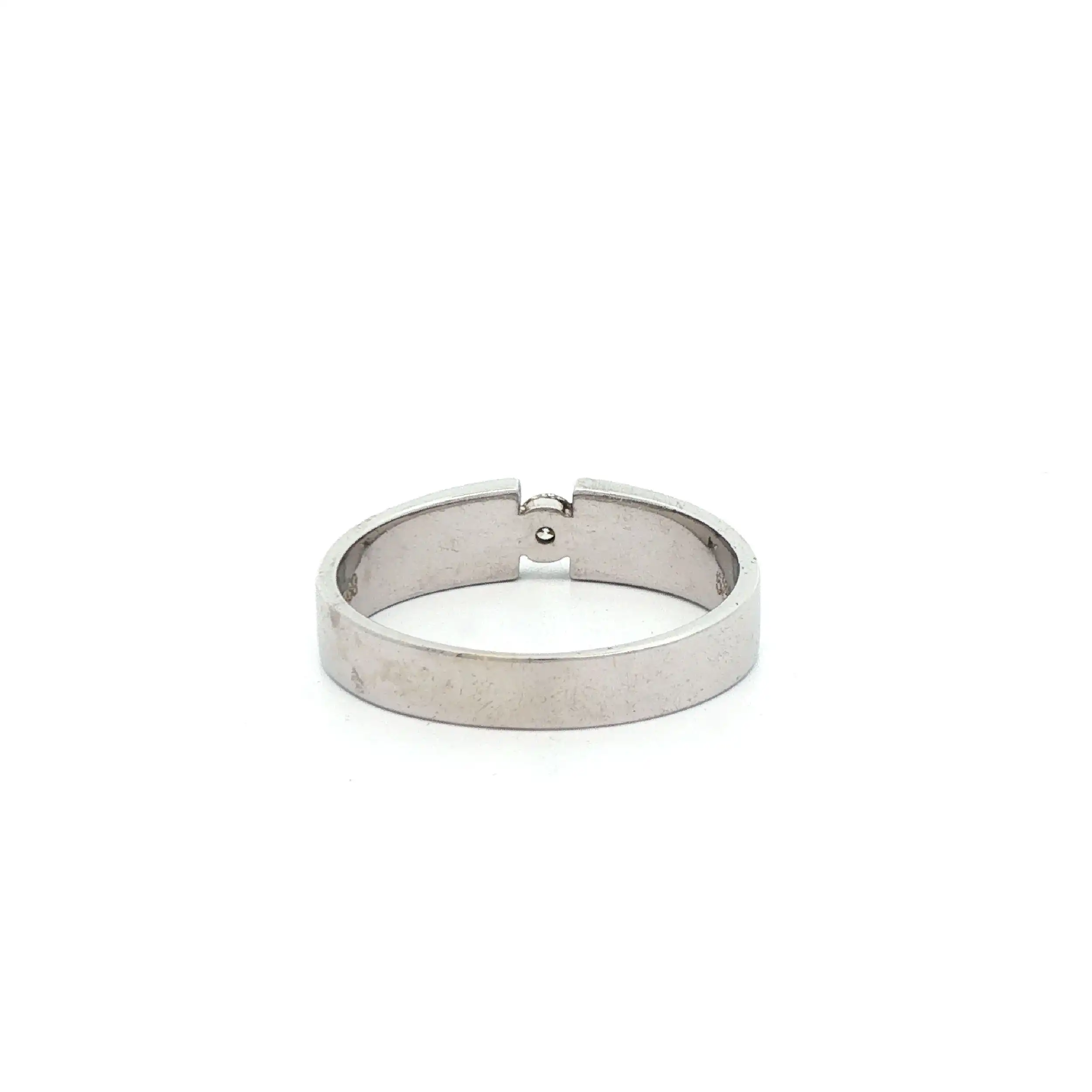 Ring Weißgold mit Brillant Ring Weißgold mit Brillant