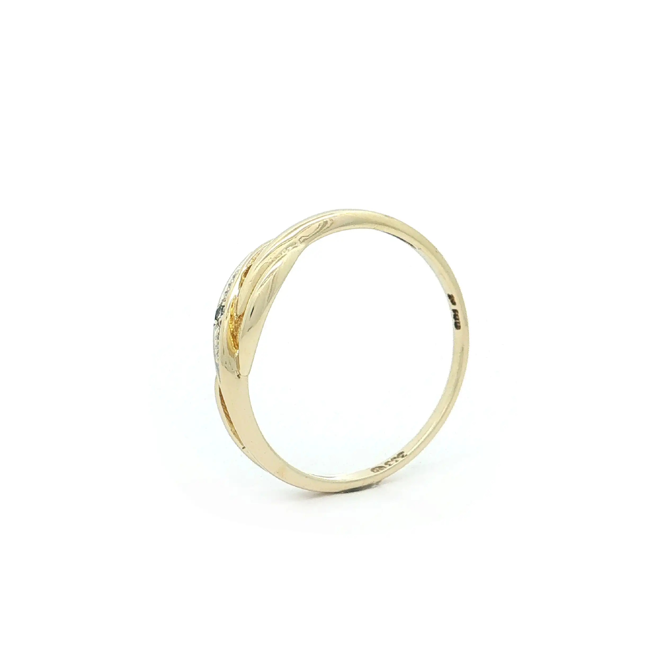 Ring Bicolor mit Diamant Ring Bicolor mit Diamant