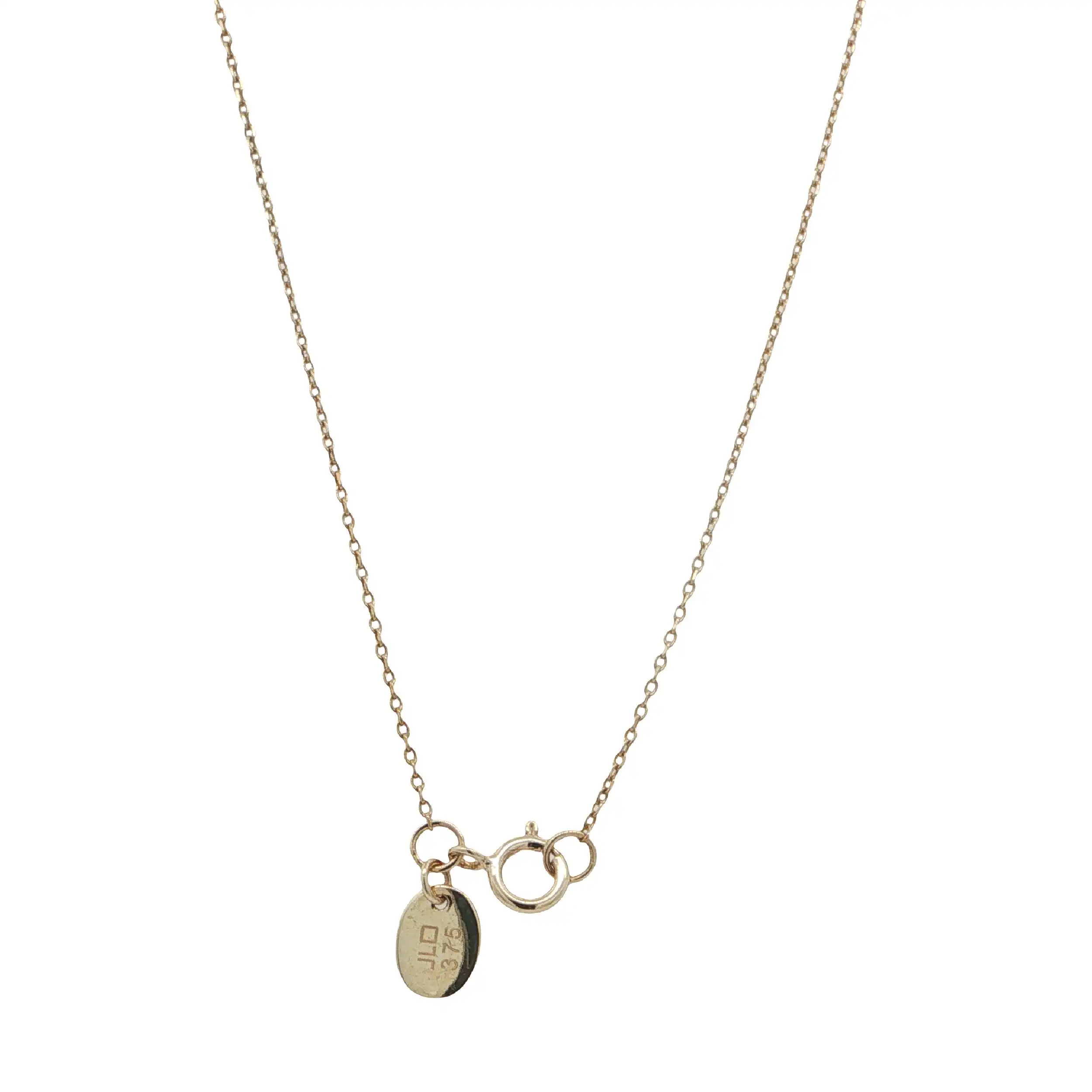 Ankerkette Gelbgold mit Anhänger & Diamanten
