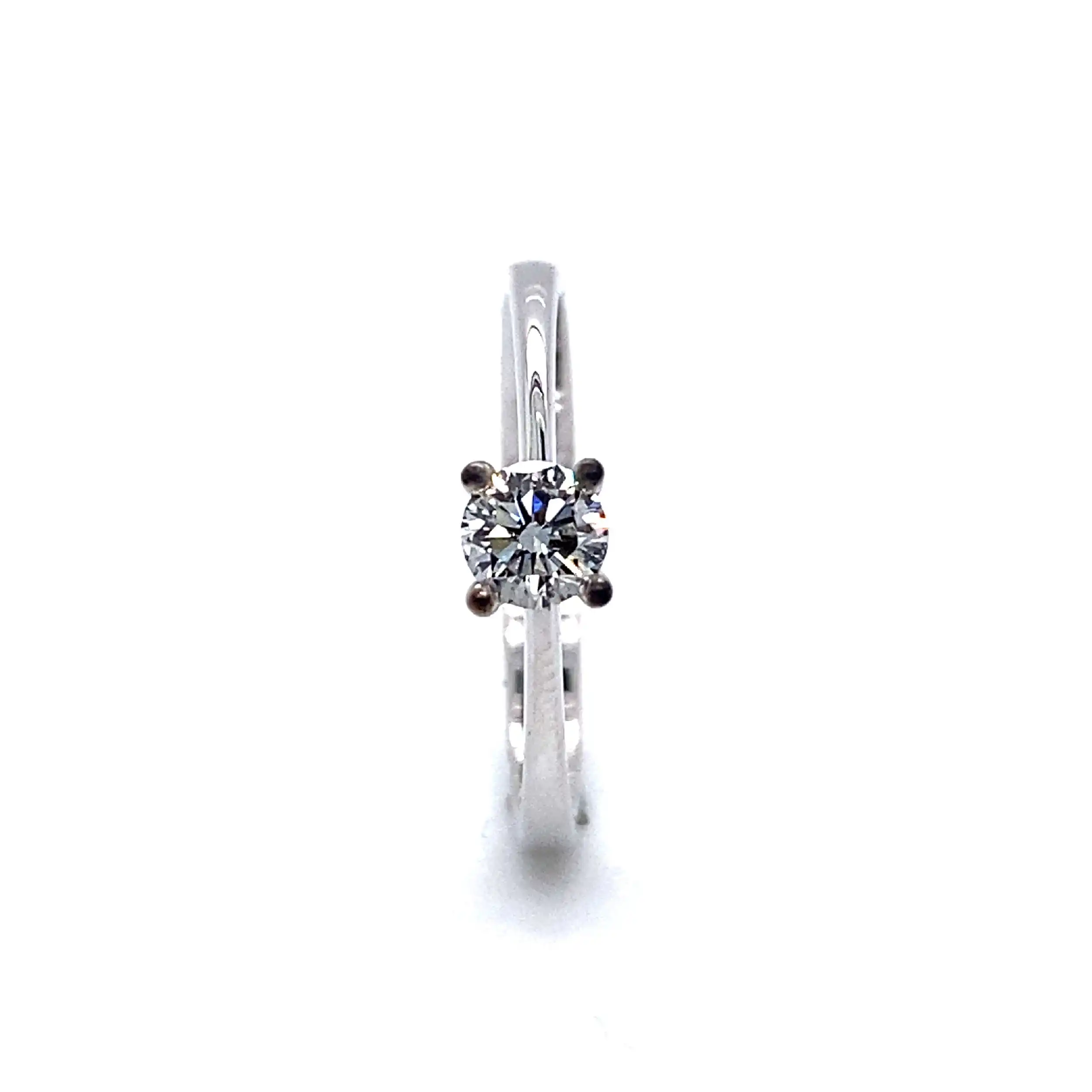 Ring Weißgold mit Solitär Brillant Ring Weißgold mit Solitär Brillant