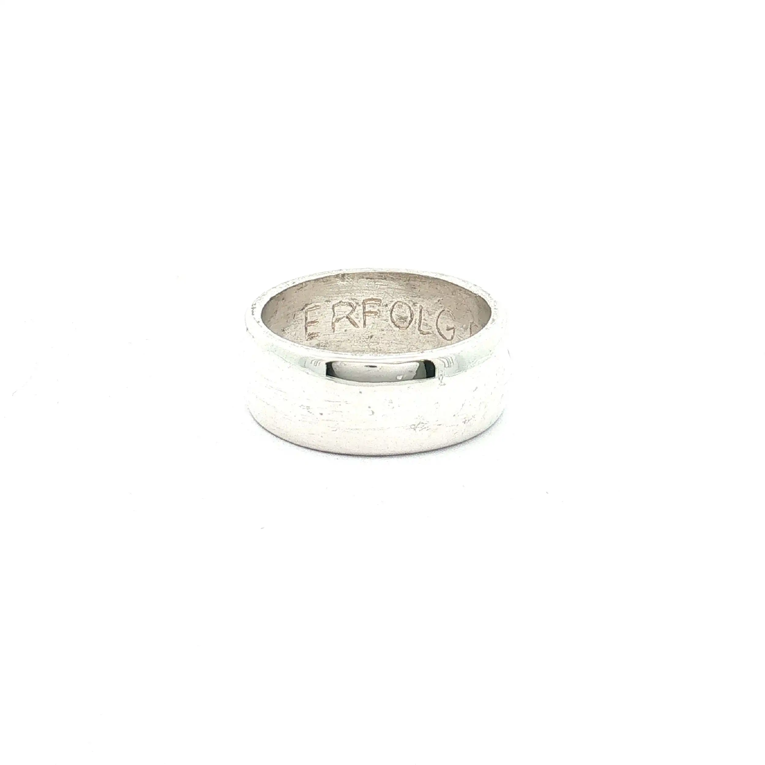 Ring Silber "Erfolg & Reichtum" mit Kleeblatt