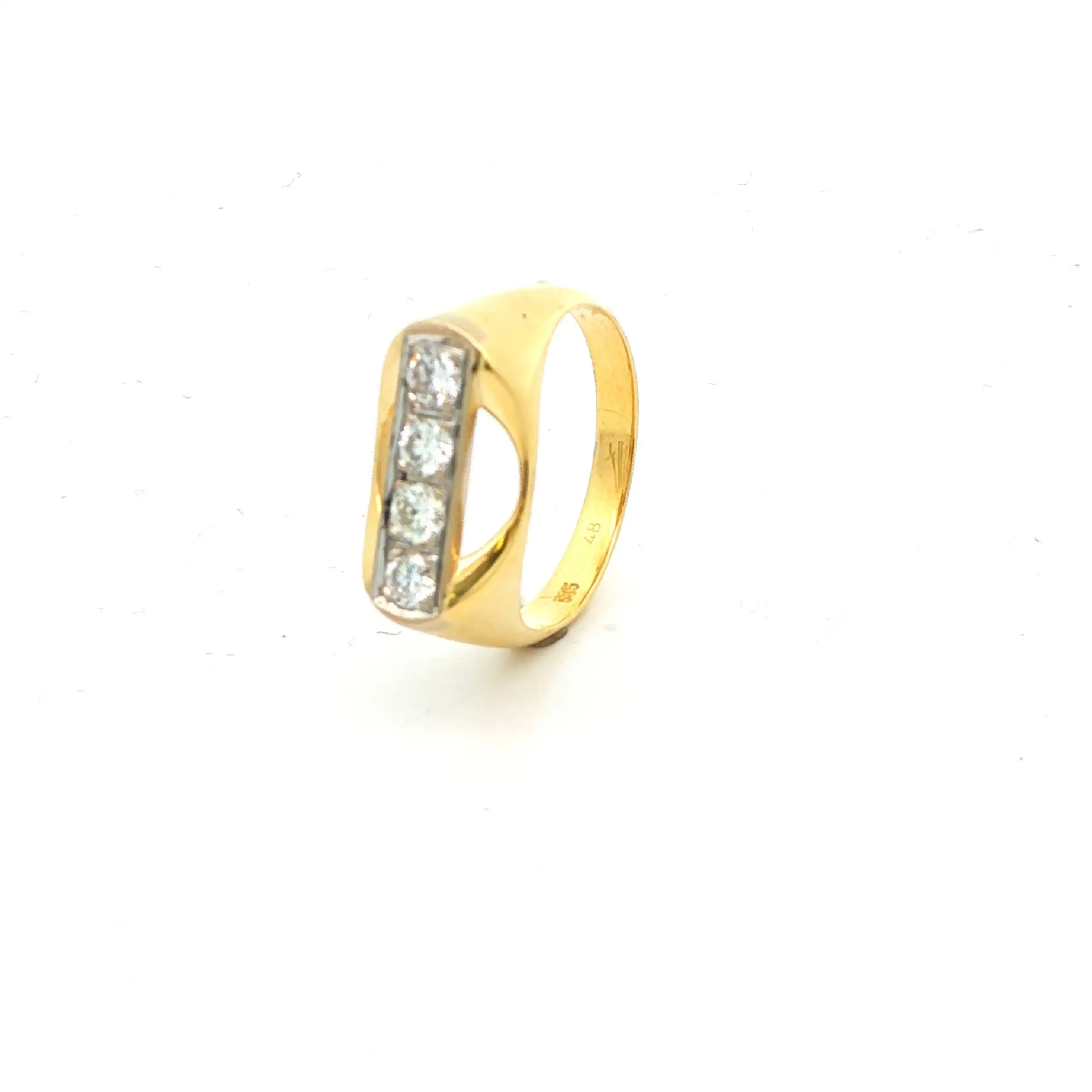Ring Bicolor mit Brillanten Ring Bicolor mit Brillanten