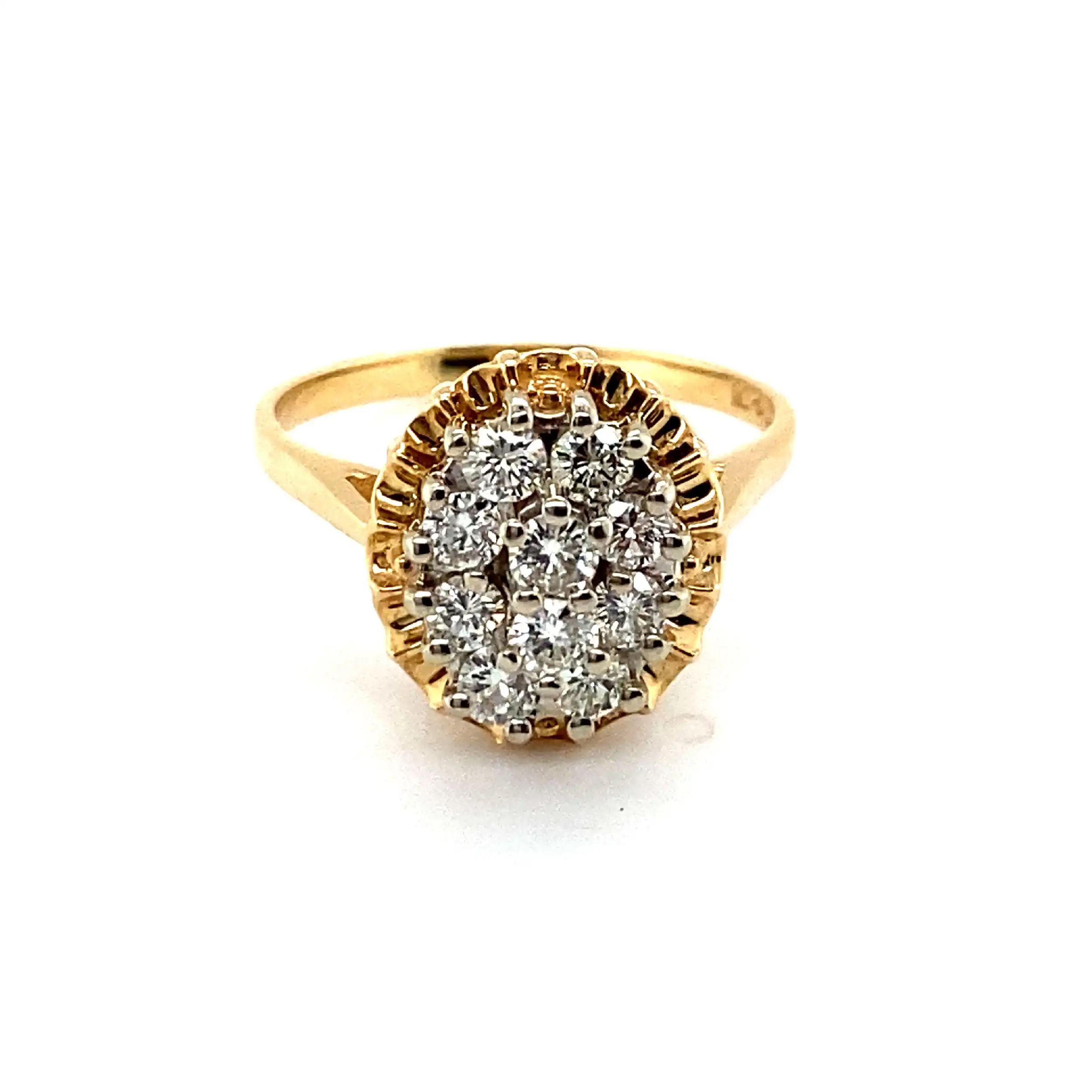 Ring Gelbgold mit Brillanten Ring Gelbgold mit Brillanten