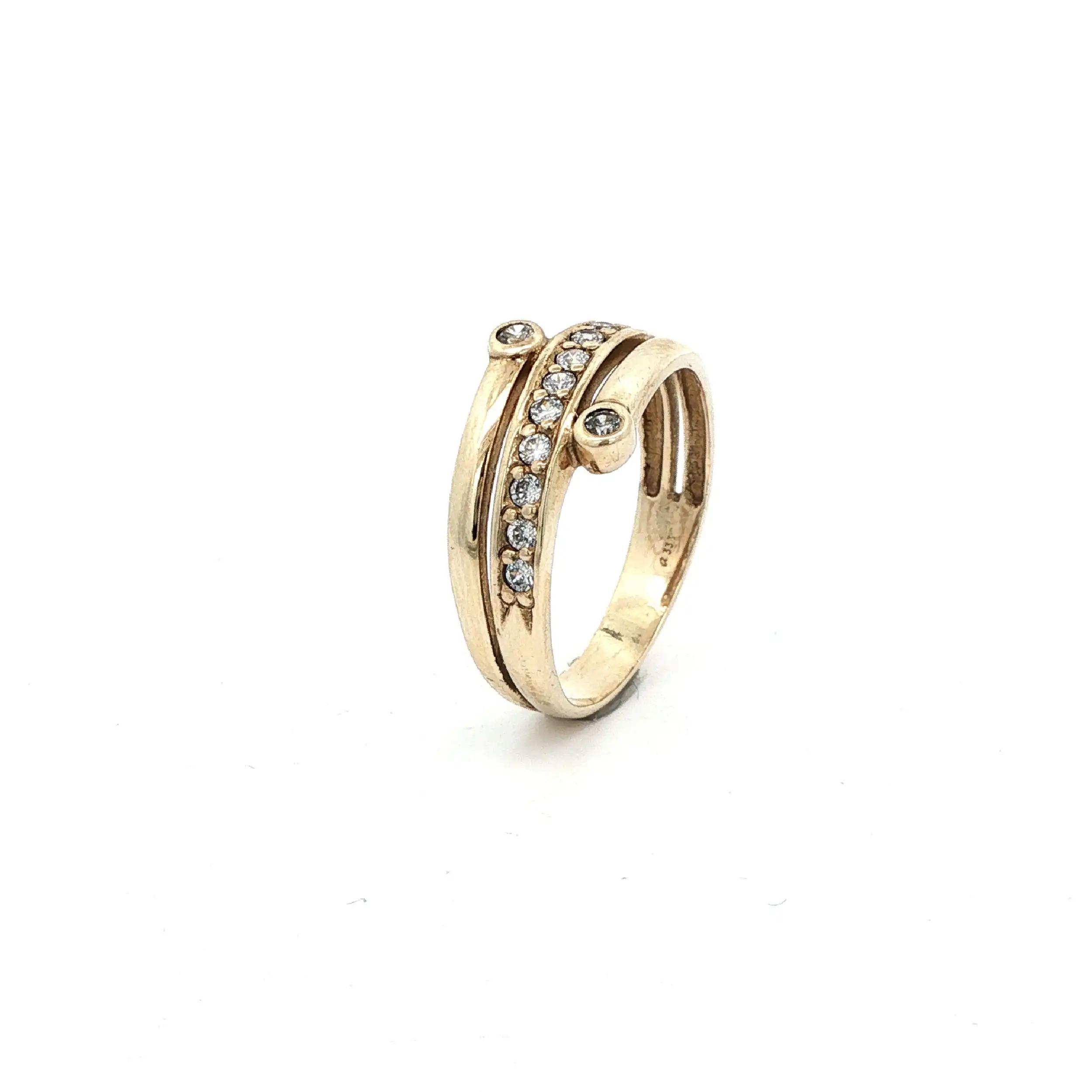 Ring Gelbgold mit Zirkonia