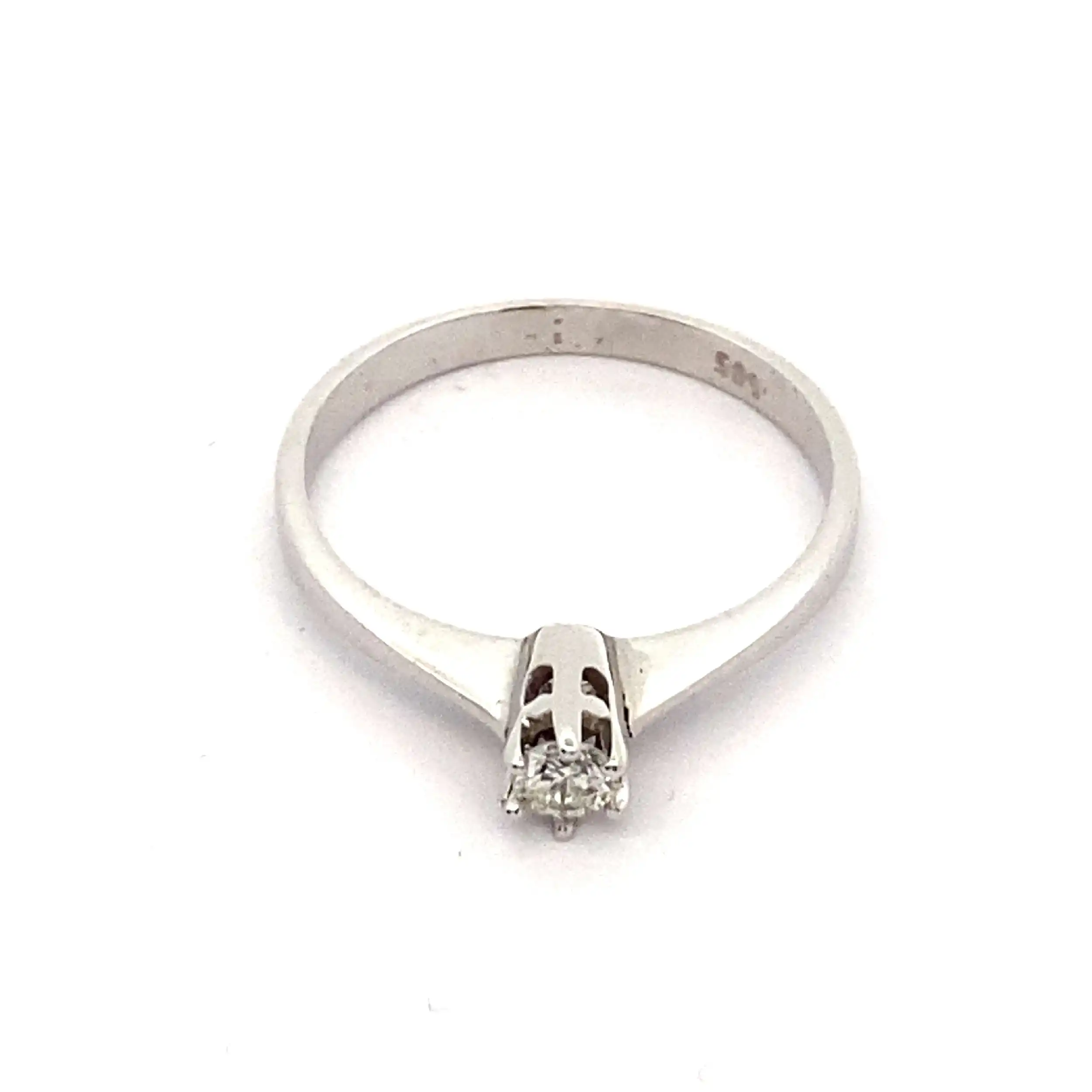 Ring Weißgold mit Brillant