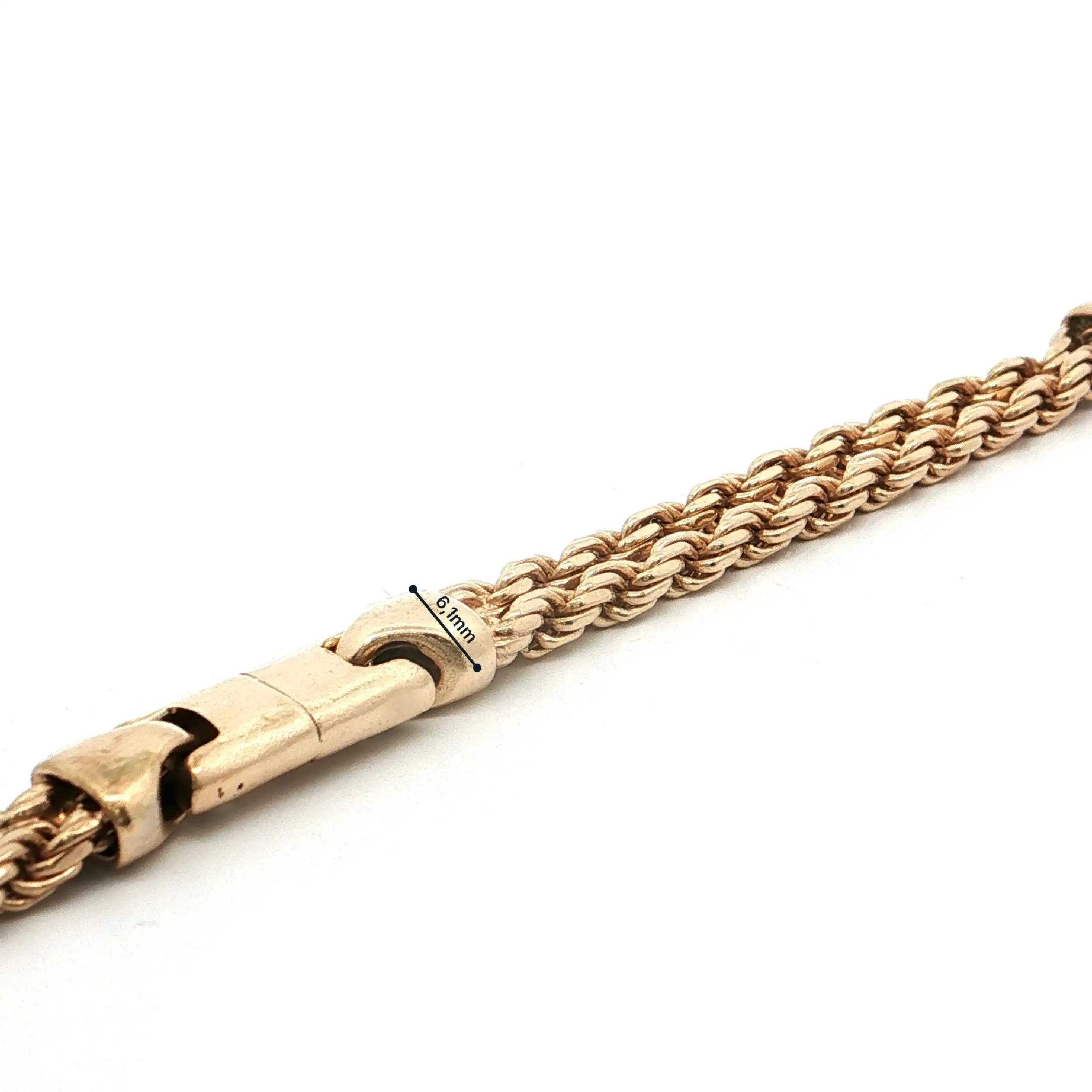 Kordelarmband doppelreihig Silber vergoldet Kordelarmband doppelreihig Silber vergoldet