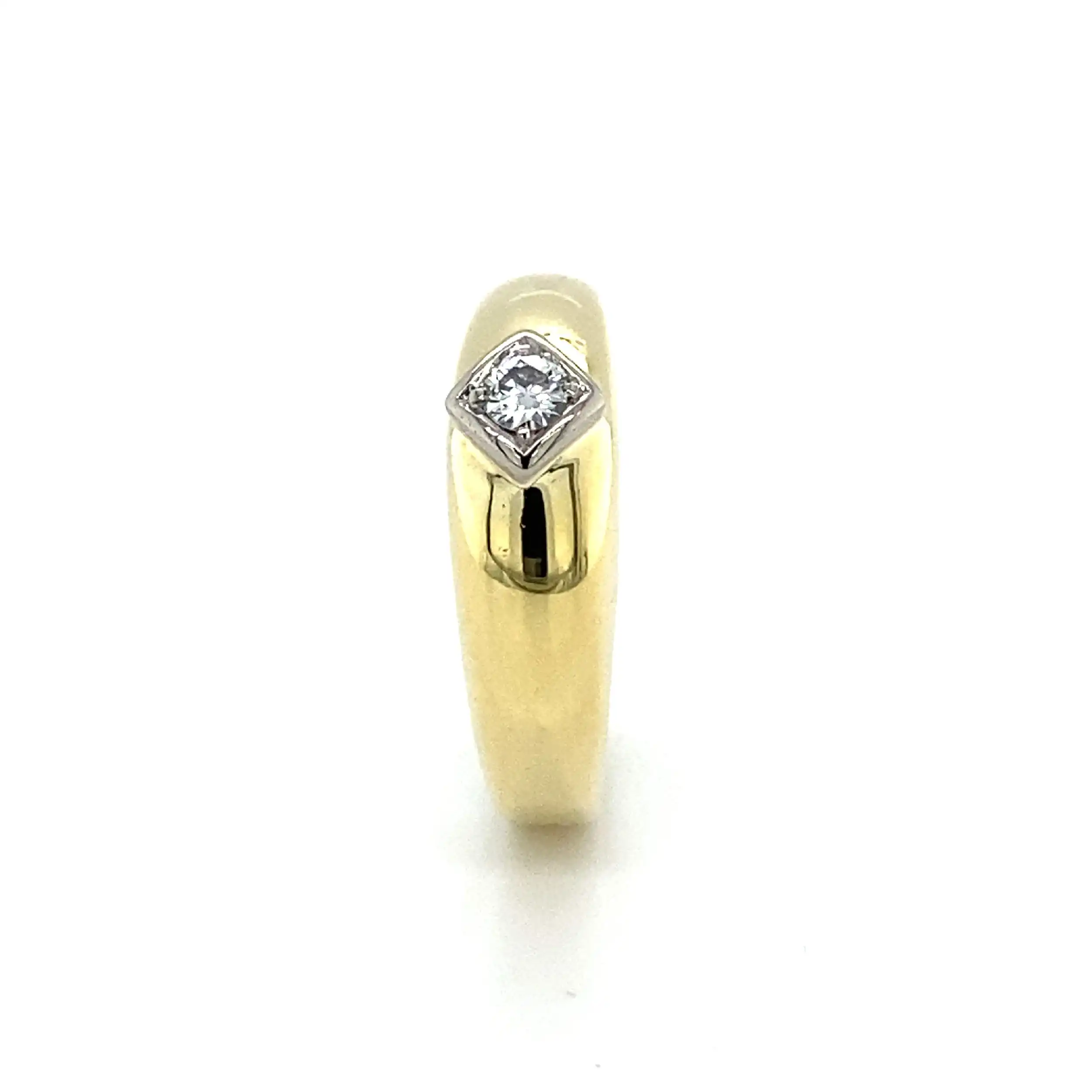 Ring Gelbgold mit Brillant Ring Gelbgold mit Brillant