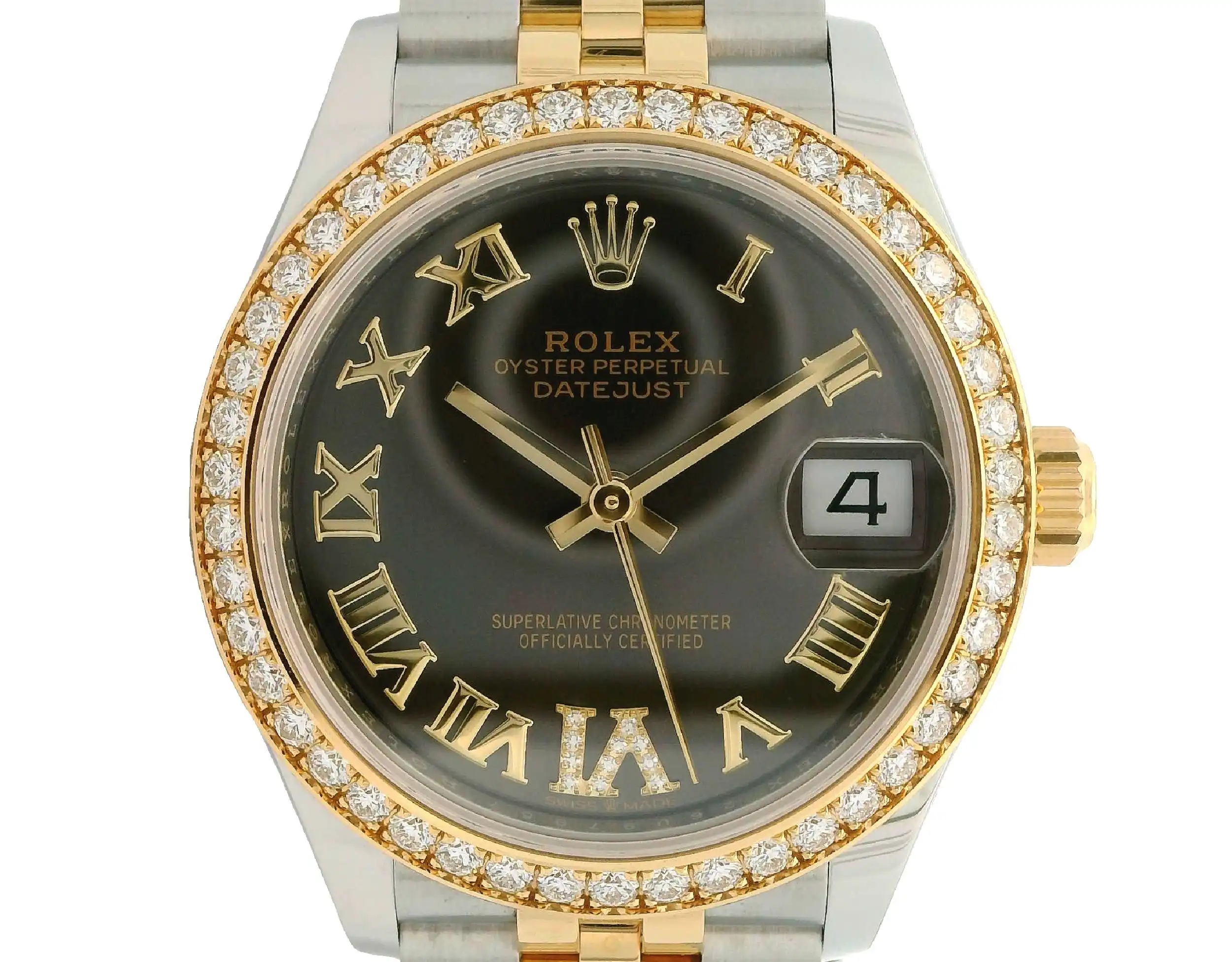 Damenuhr Rolex Datejust 31 Brillantlünette Damenuhr Rolex Datejust 31 Brillantlünette