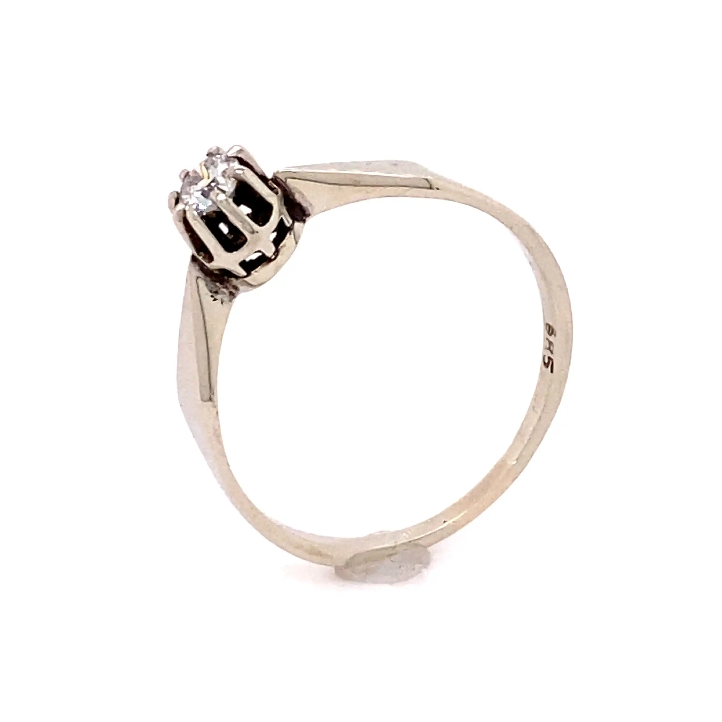 Ring Weißgold mit Solitär Brillant