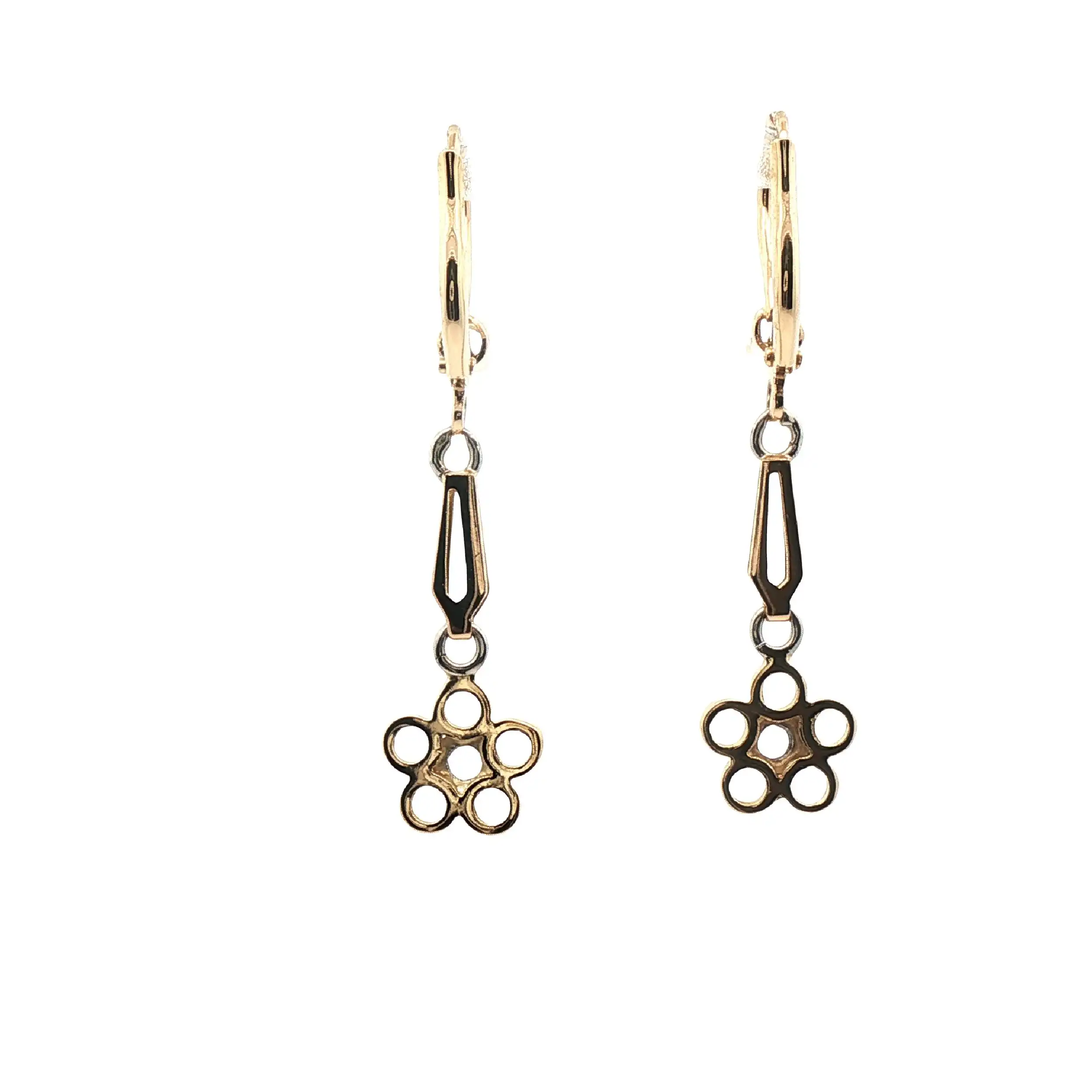 Ohrhänger Gelbgold mit Zirkonia Ohrhänger Gelbgold mit Zirkonia
