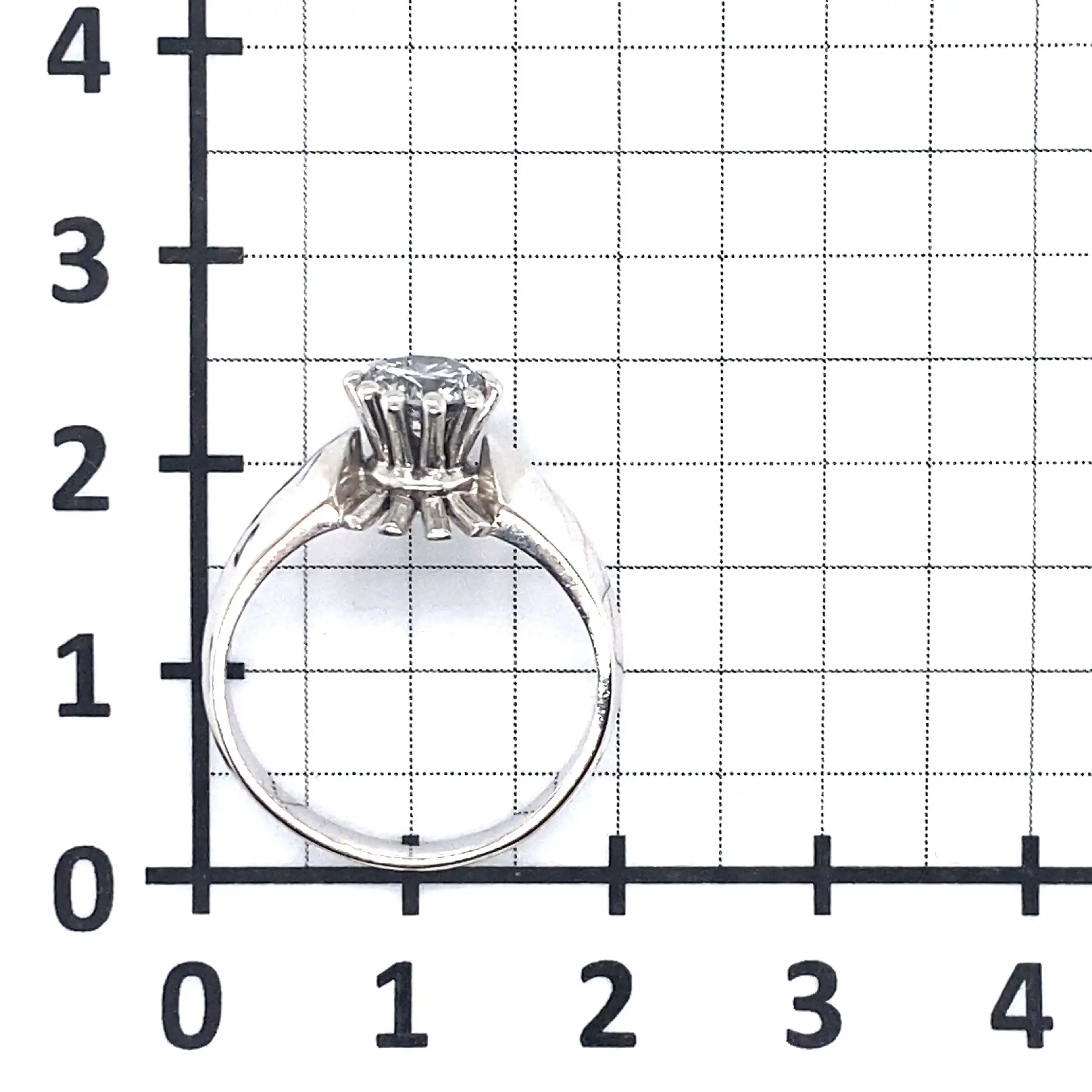 Ring Weißgold mit Solitär Brillant Ring Weißgold mit Solitär Brillant