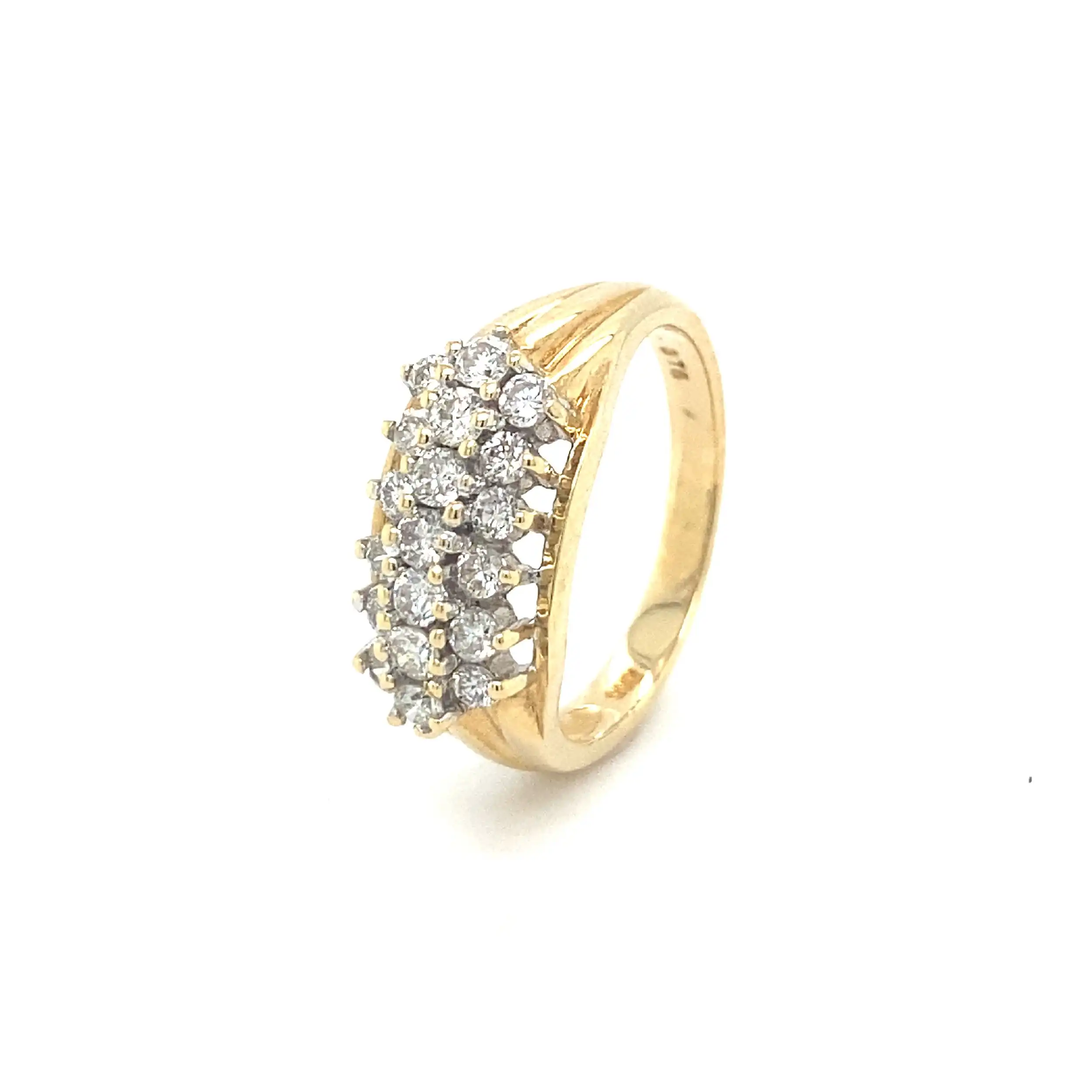 Ring Gelbgold mit Brillanten Ring Gelbgold mit Brillanten