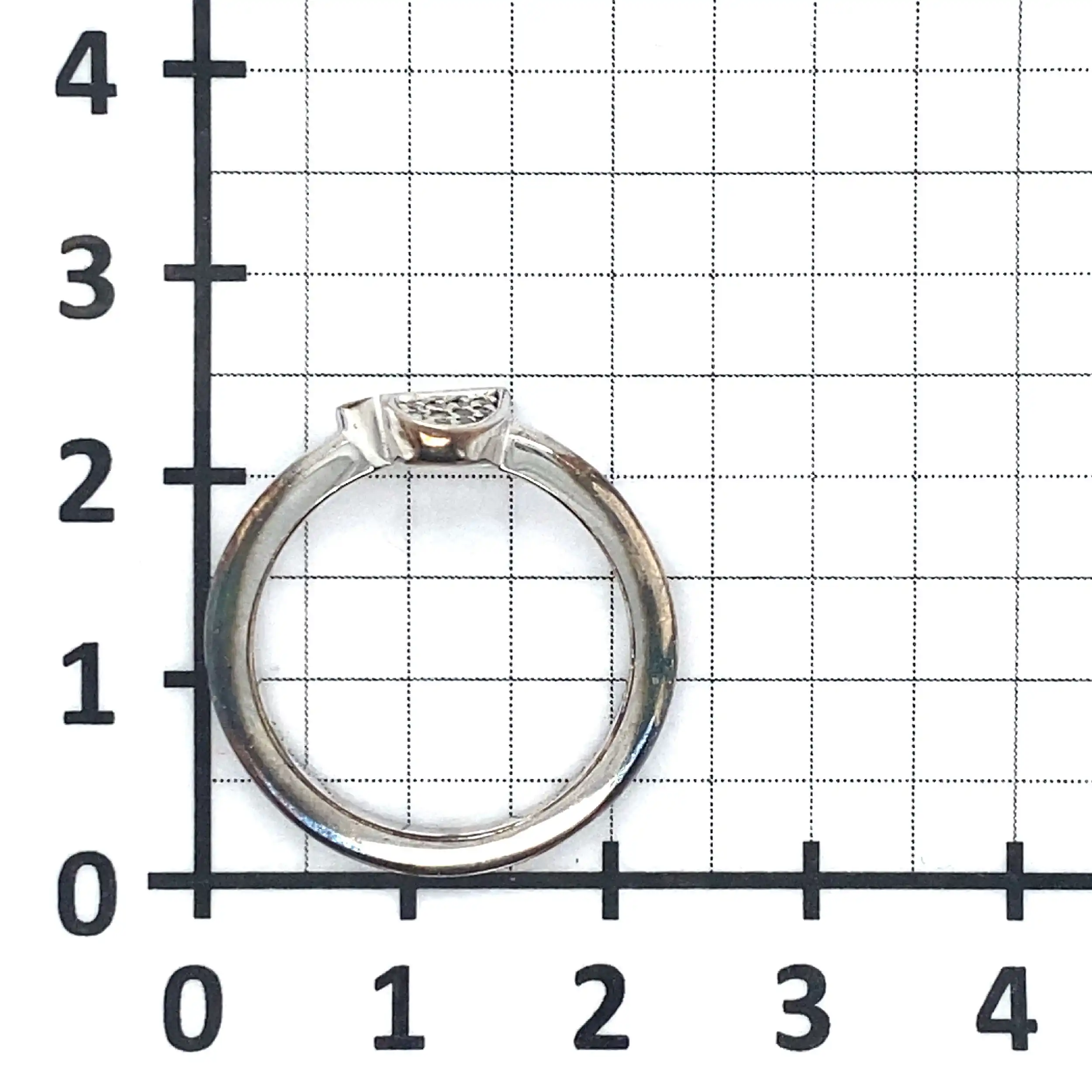 Ring Silber von Jette Herz mit Zirkonia Ring Silber von Jette Herz mit Zirkonia