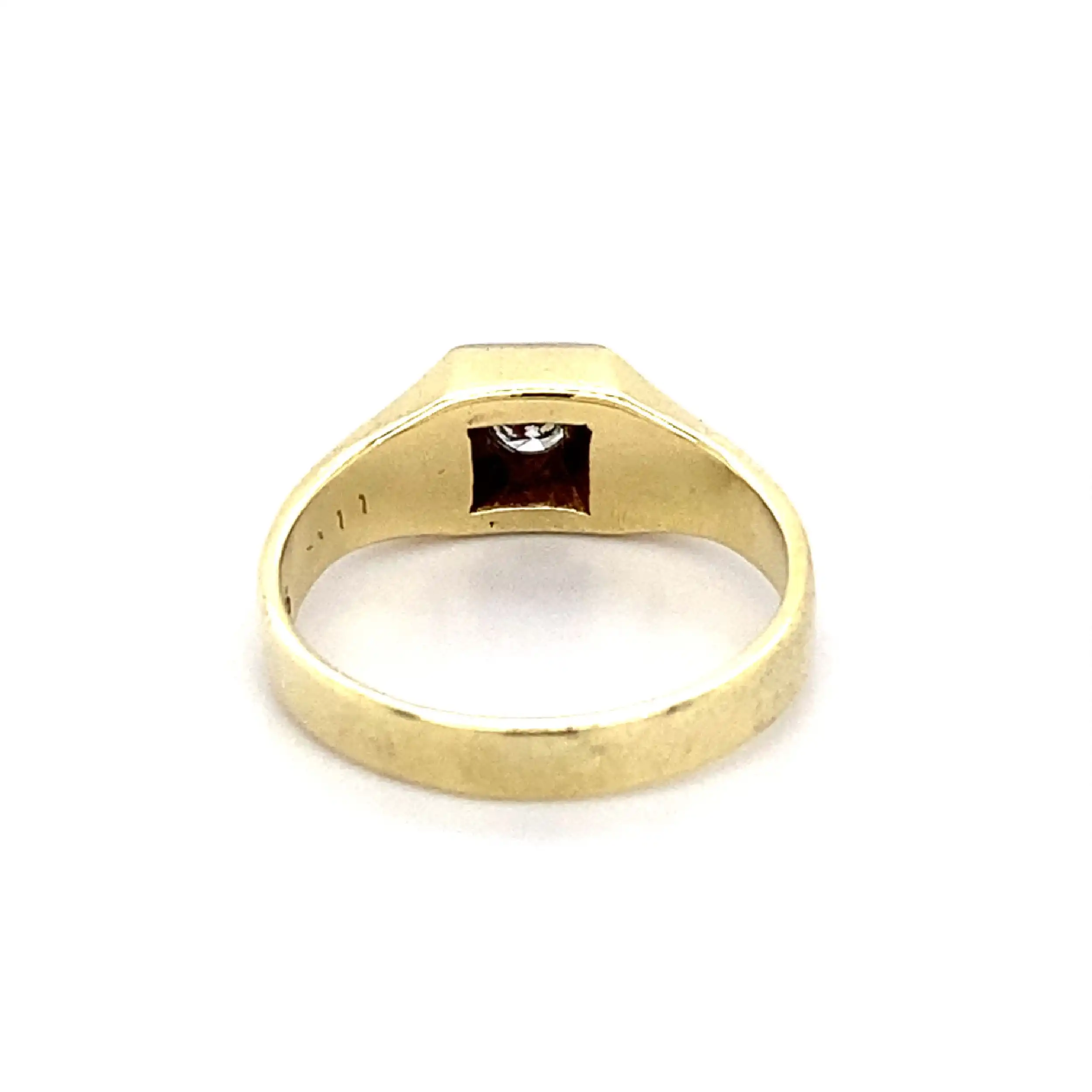 Ring Bicolor mit Brillant Ring Bicolor mit Brillant