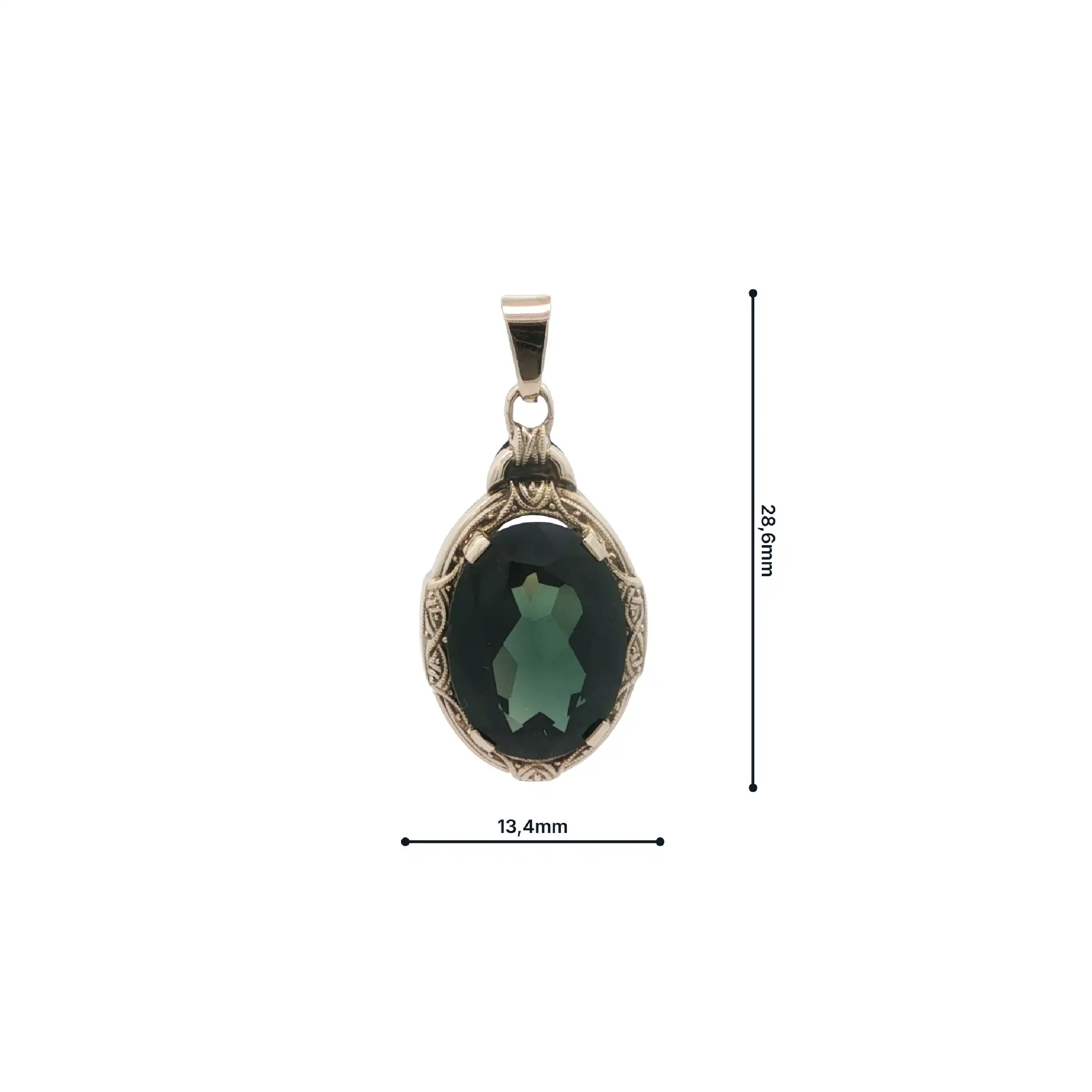 Anhänger Gelbgold mit Grossular