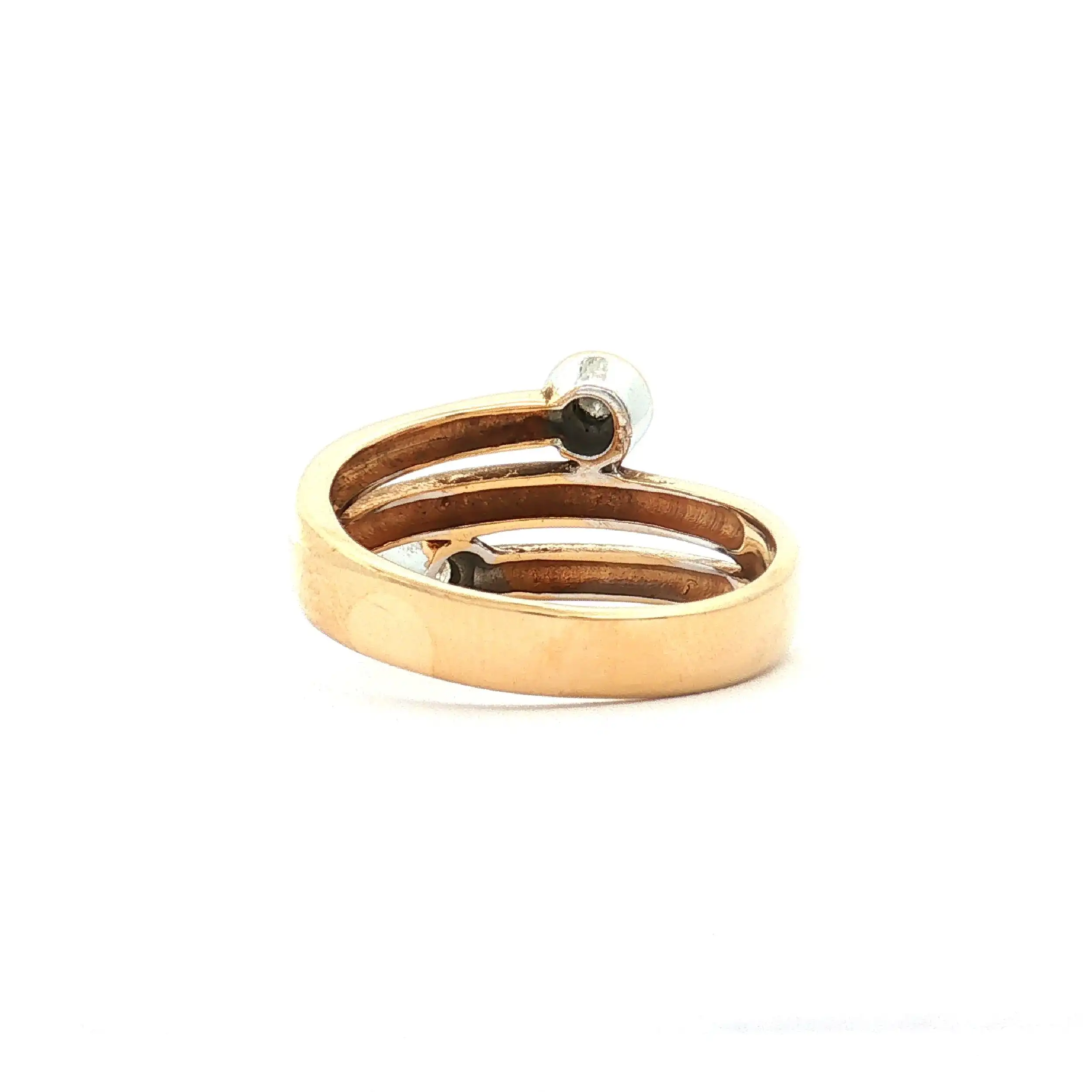 Ring Bicolor mit Brillanten