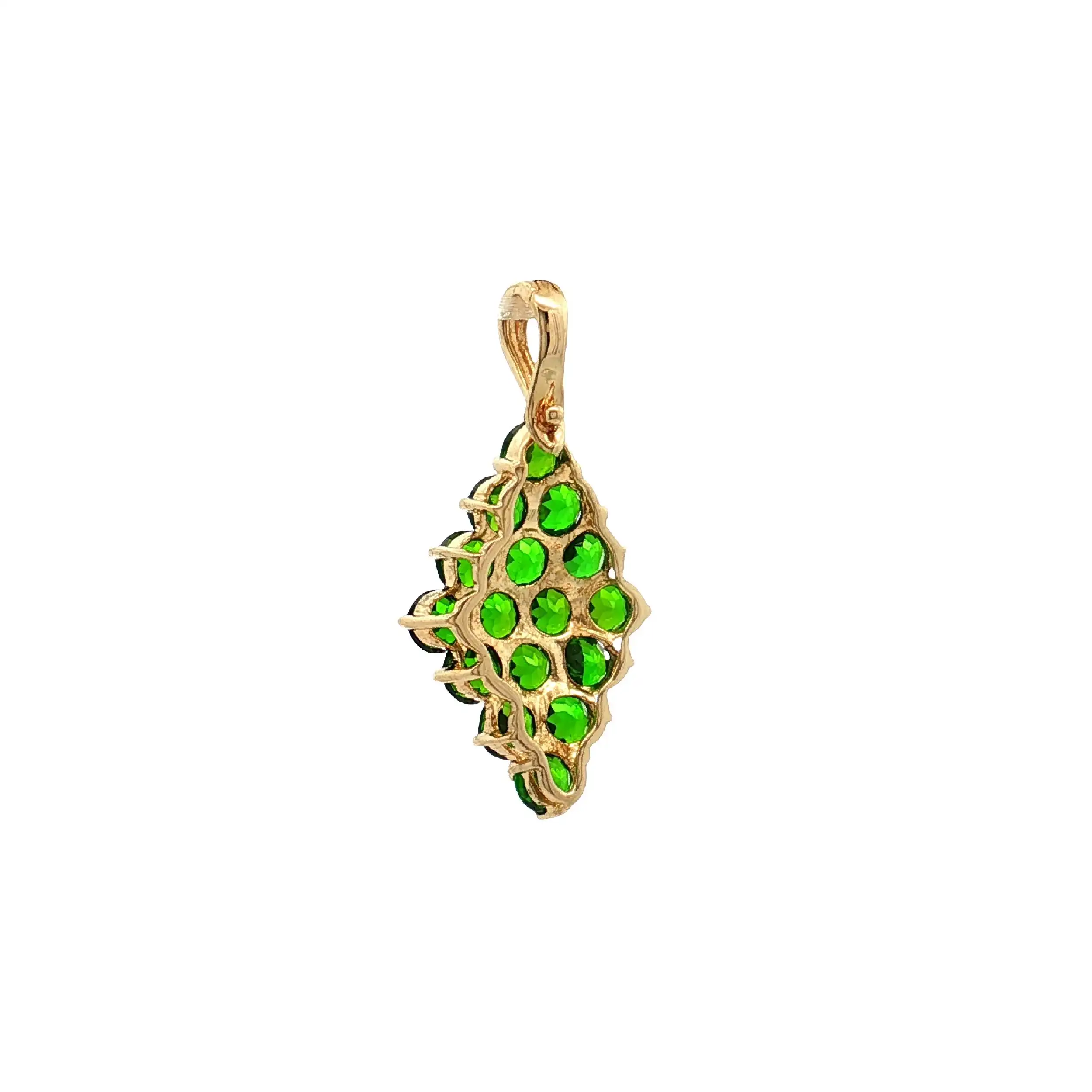 Anhänger Gelbgold mit Chrysopras