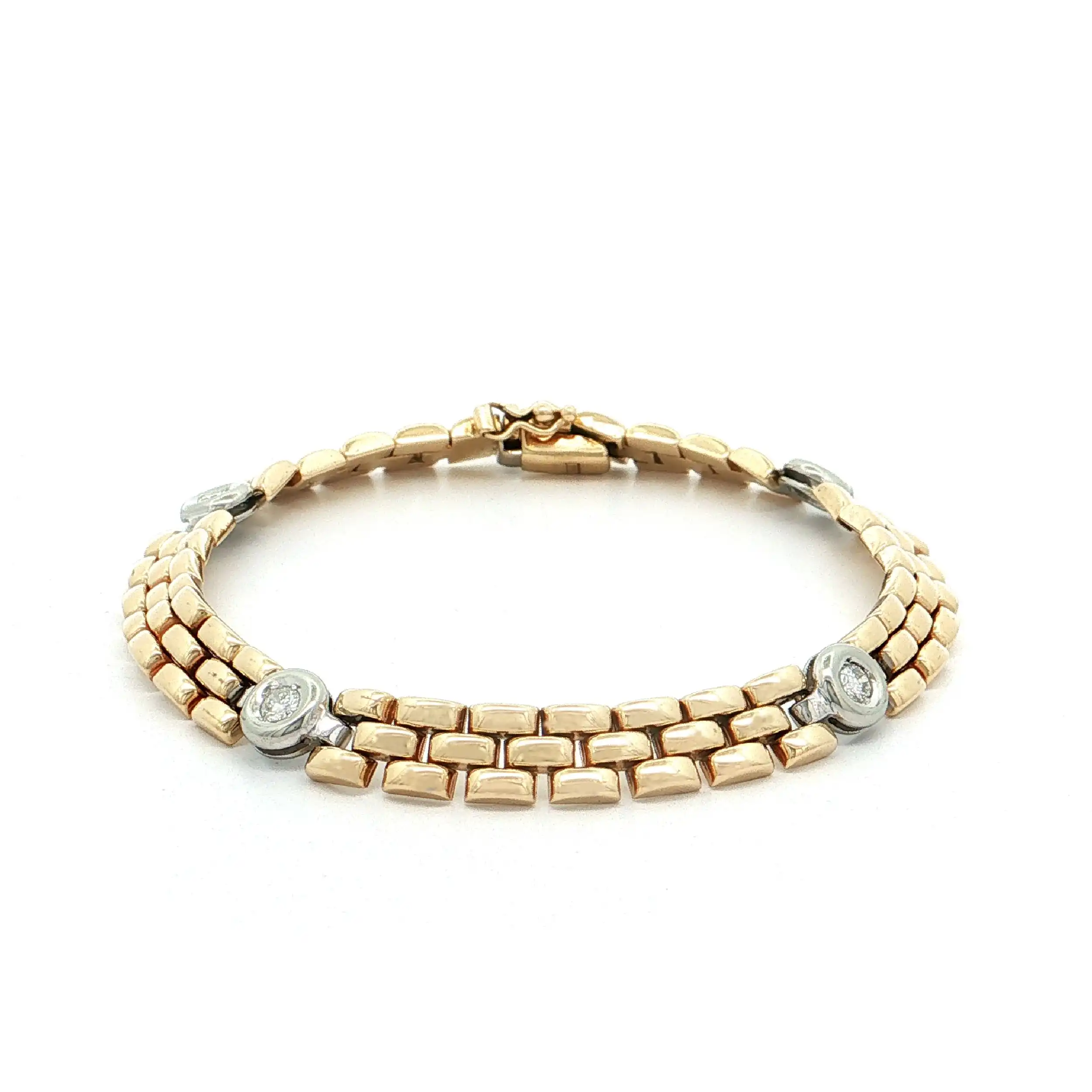 Armband Bicolor mit Brillanten