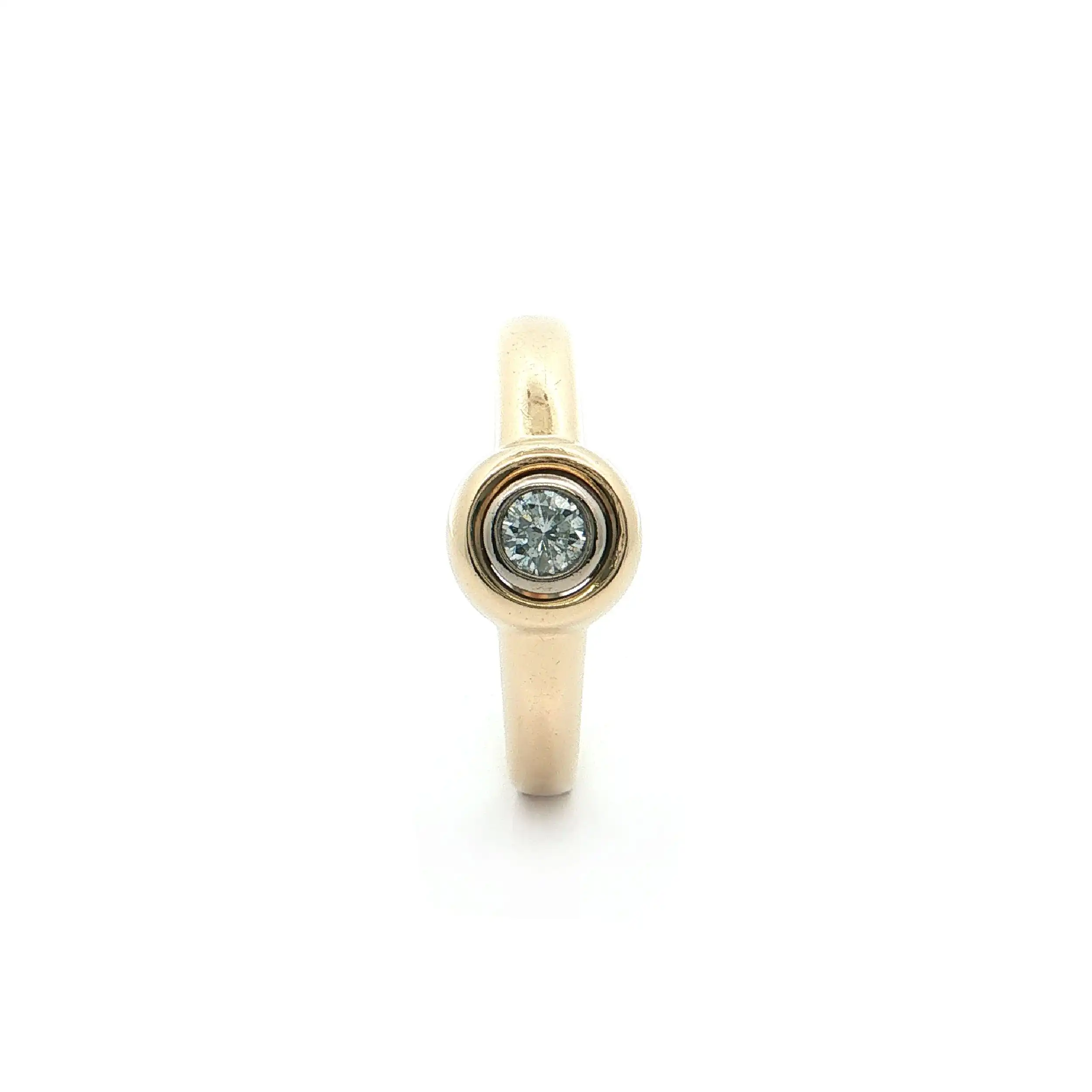 Ring Gelbgold mit Brillant