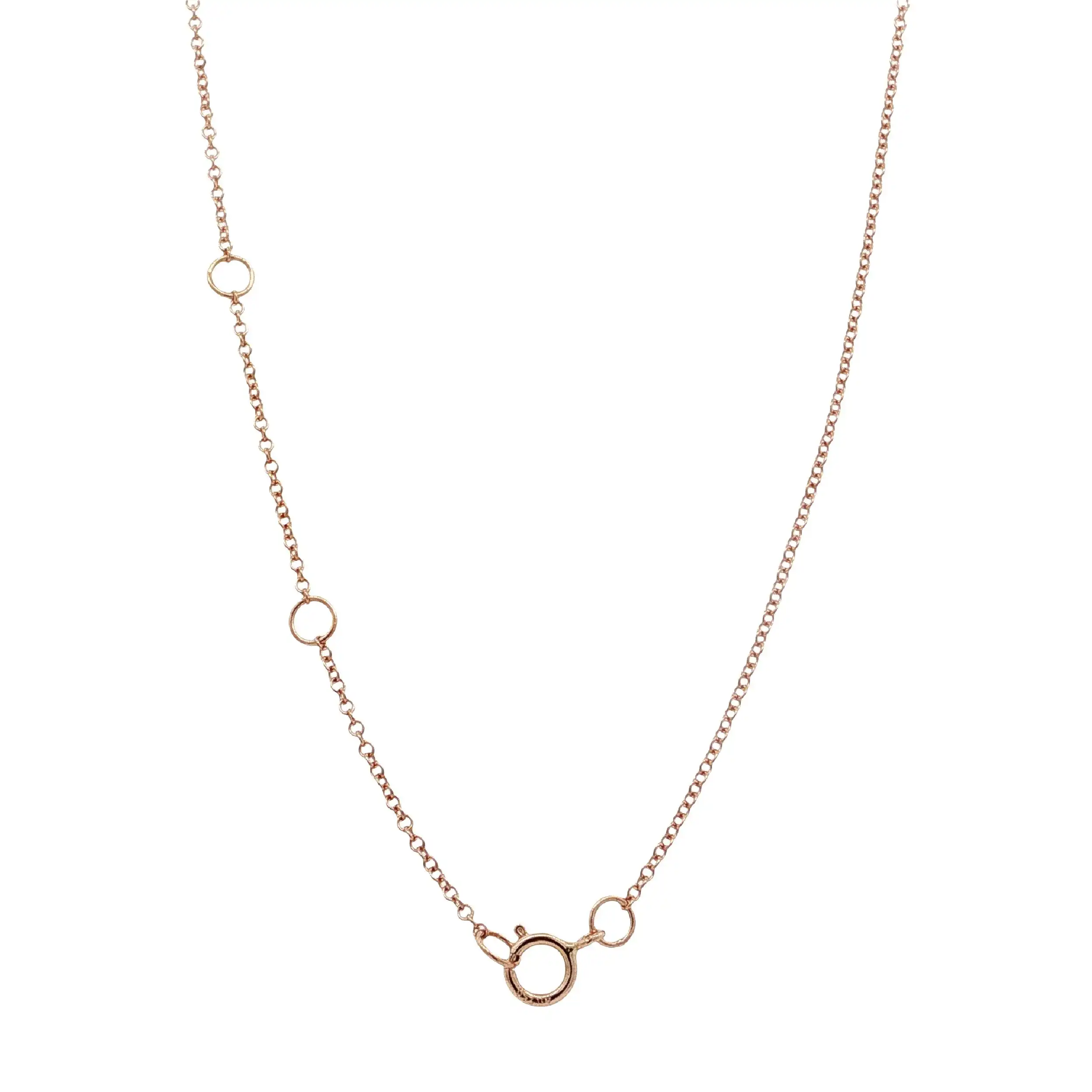 Collier Roségold mit Diamanten 0,13ct. W/SI Collier Roségold mit Diamanten 0,13ct. W/SI