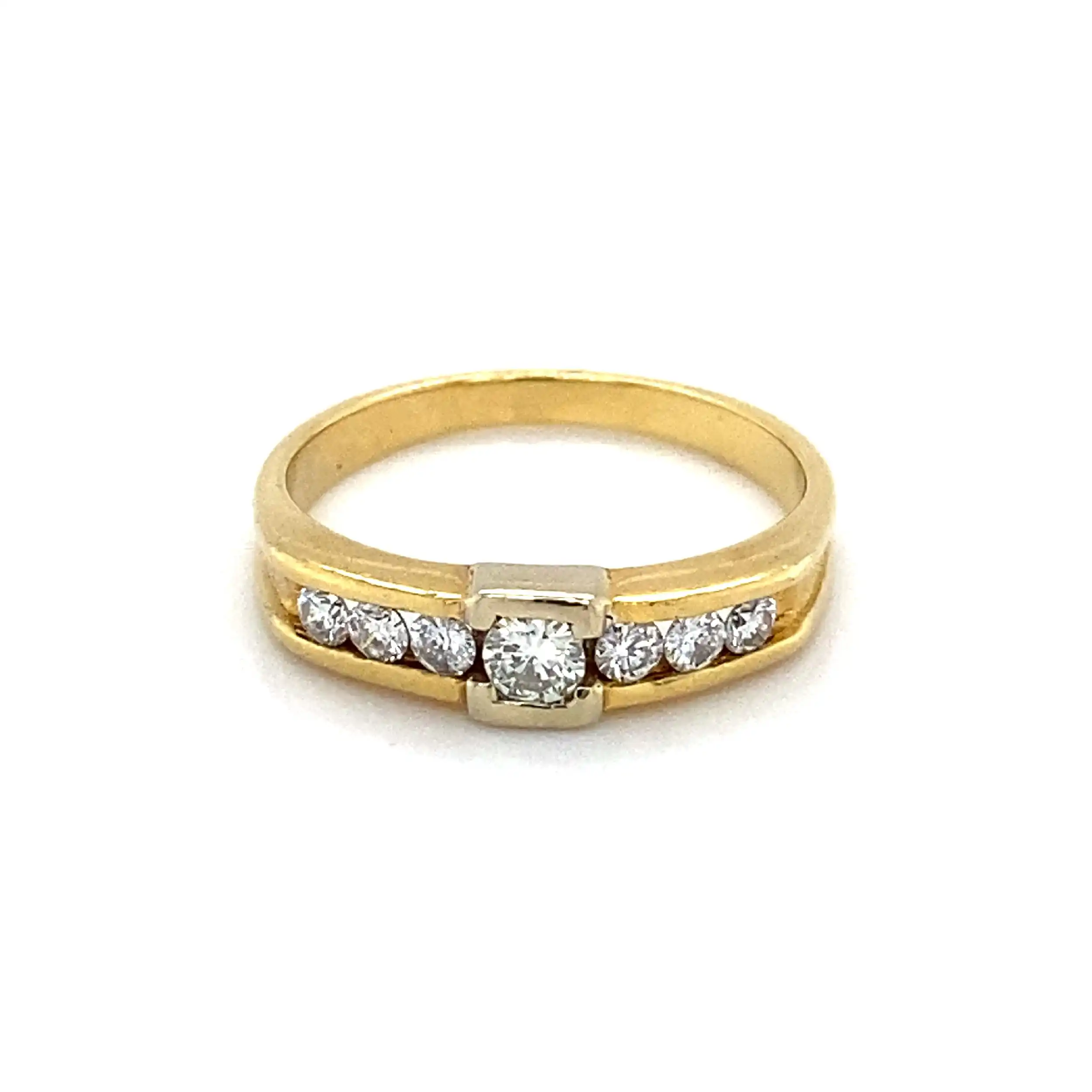 Ring Bicolor mit Brillanten Ring Bicolor mit Brillanten