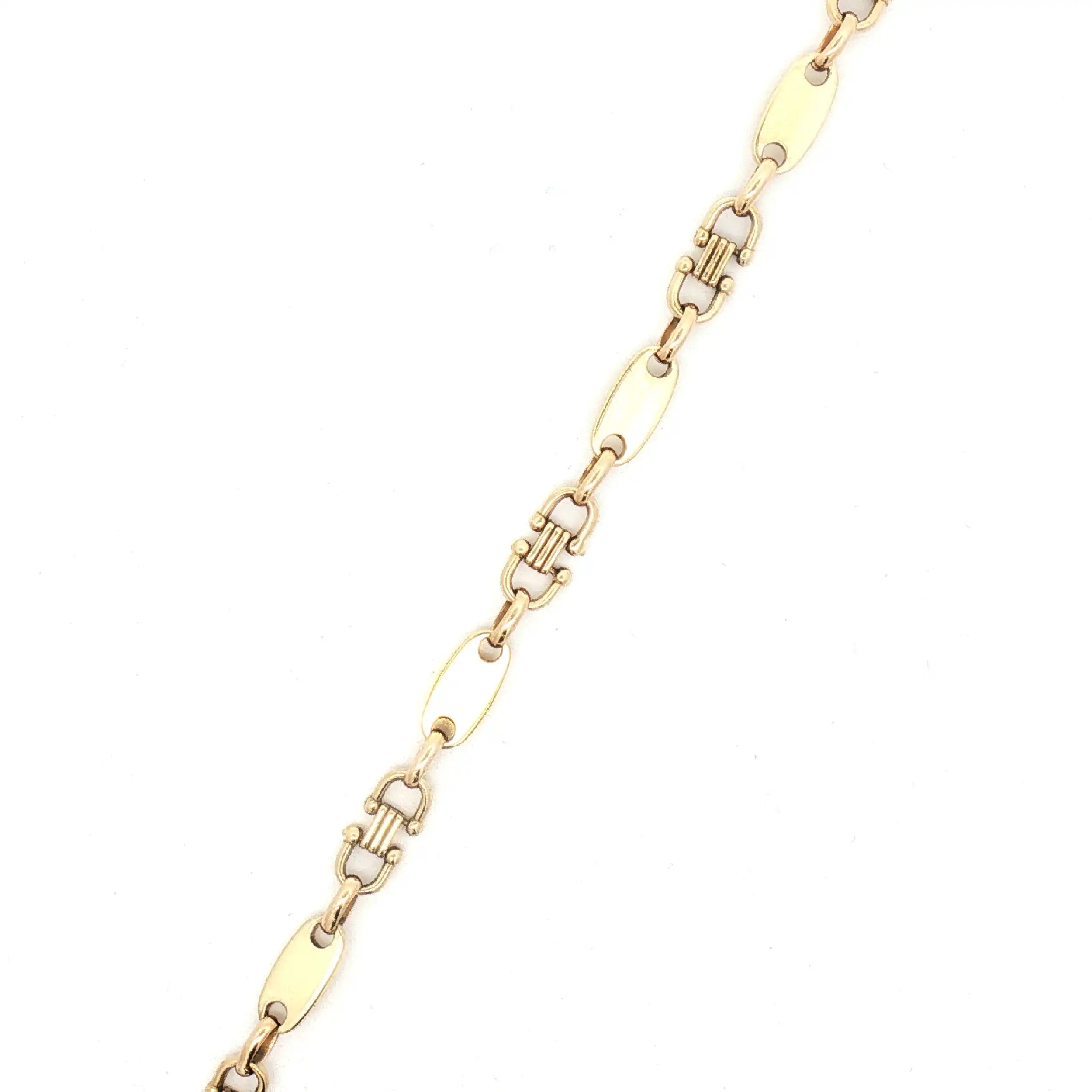 Plattenarmband Gelbgold