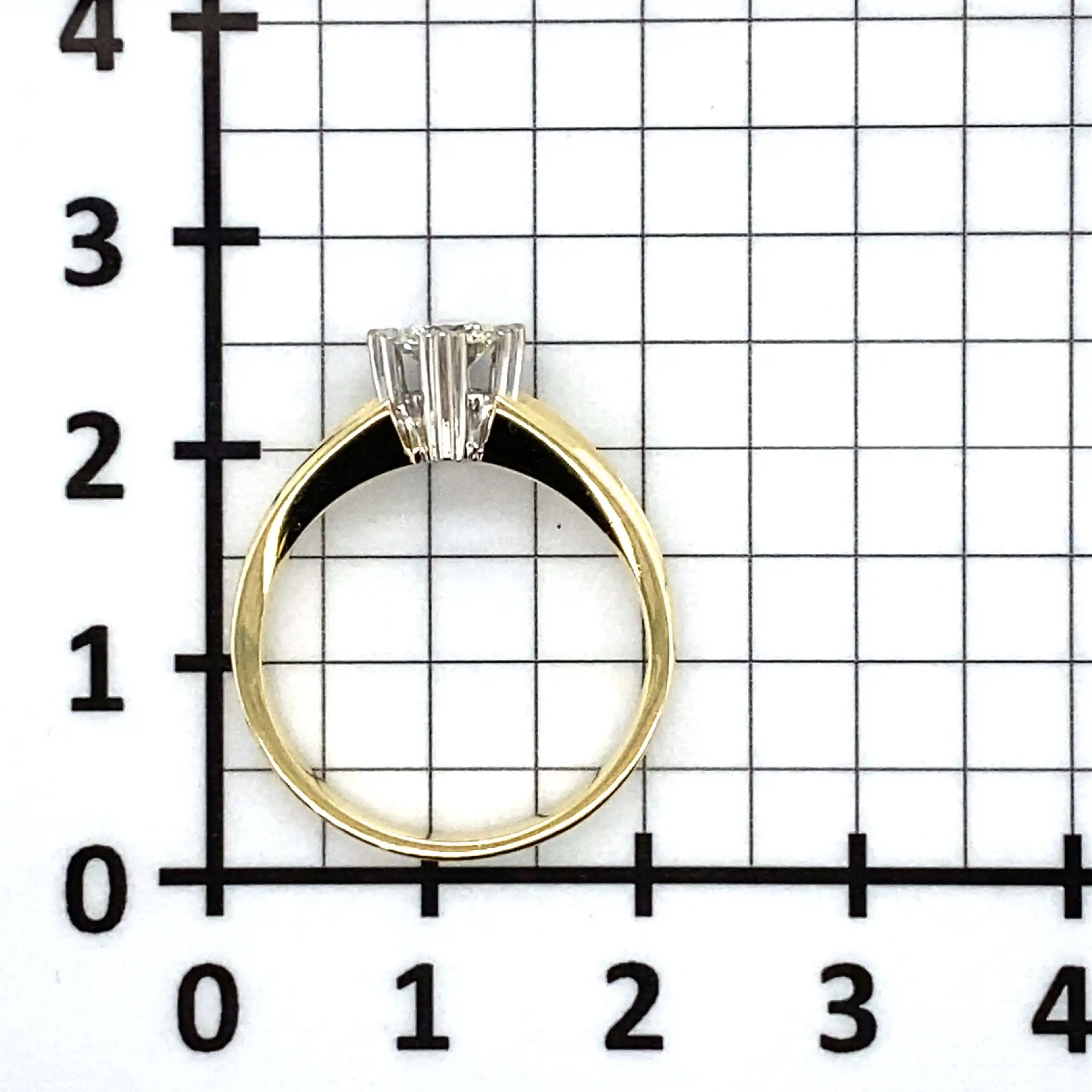 Solitärring Gelbgold mit Brillant