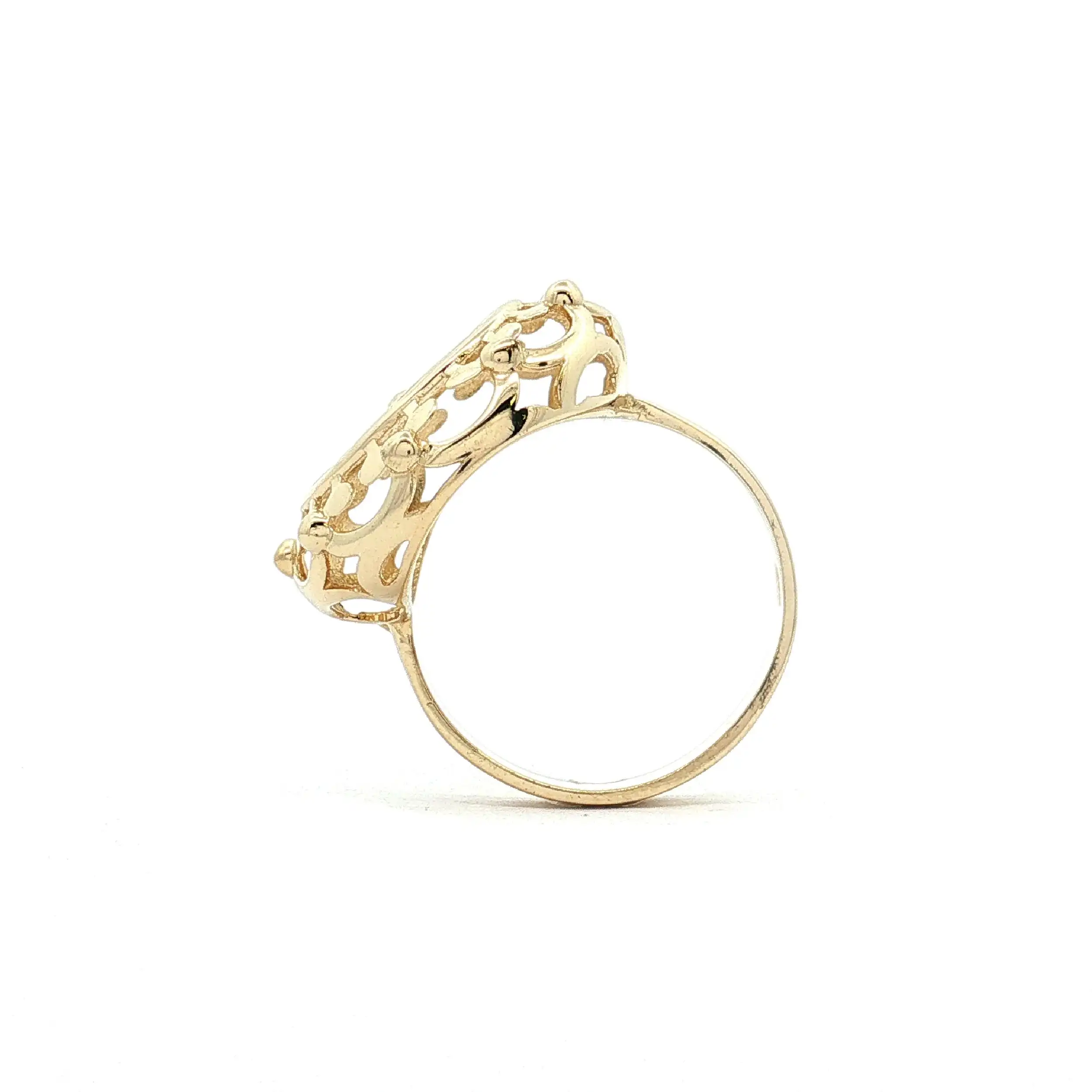 Ring Gelbgold Blume