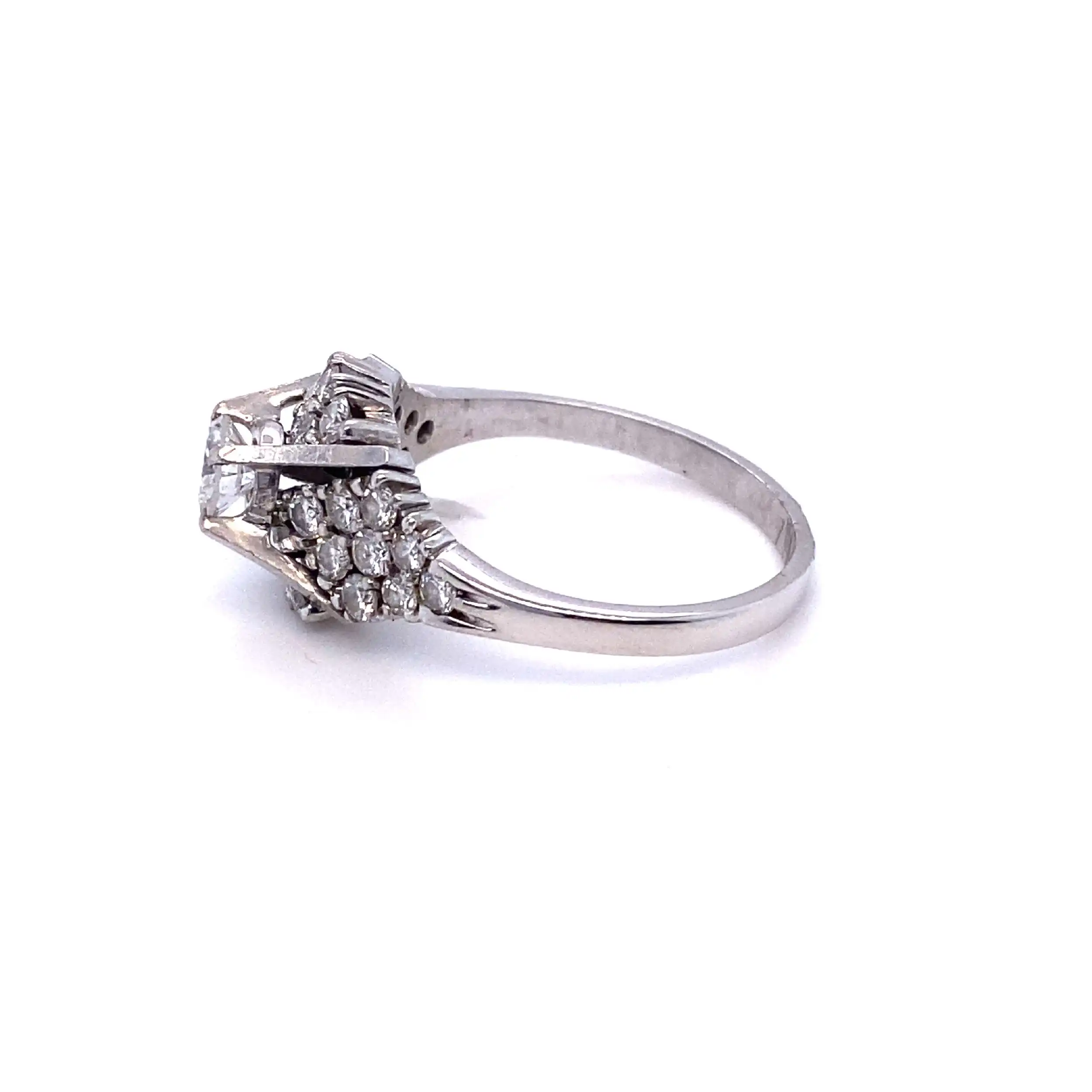 Ring Weißgold mit Brillanten Ring Weißgold mit Brillanten
