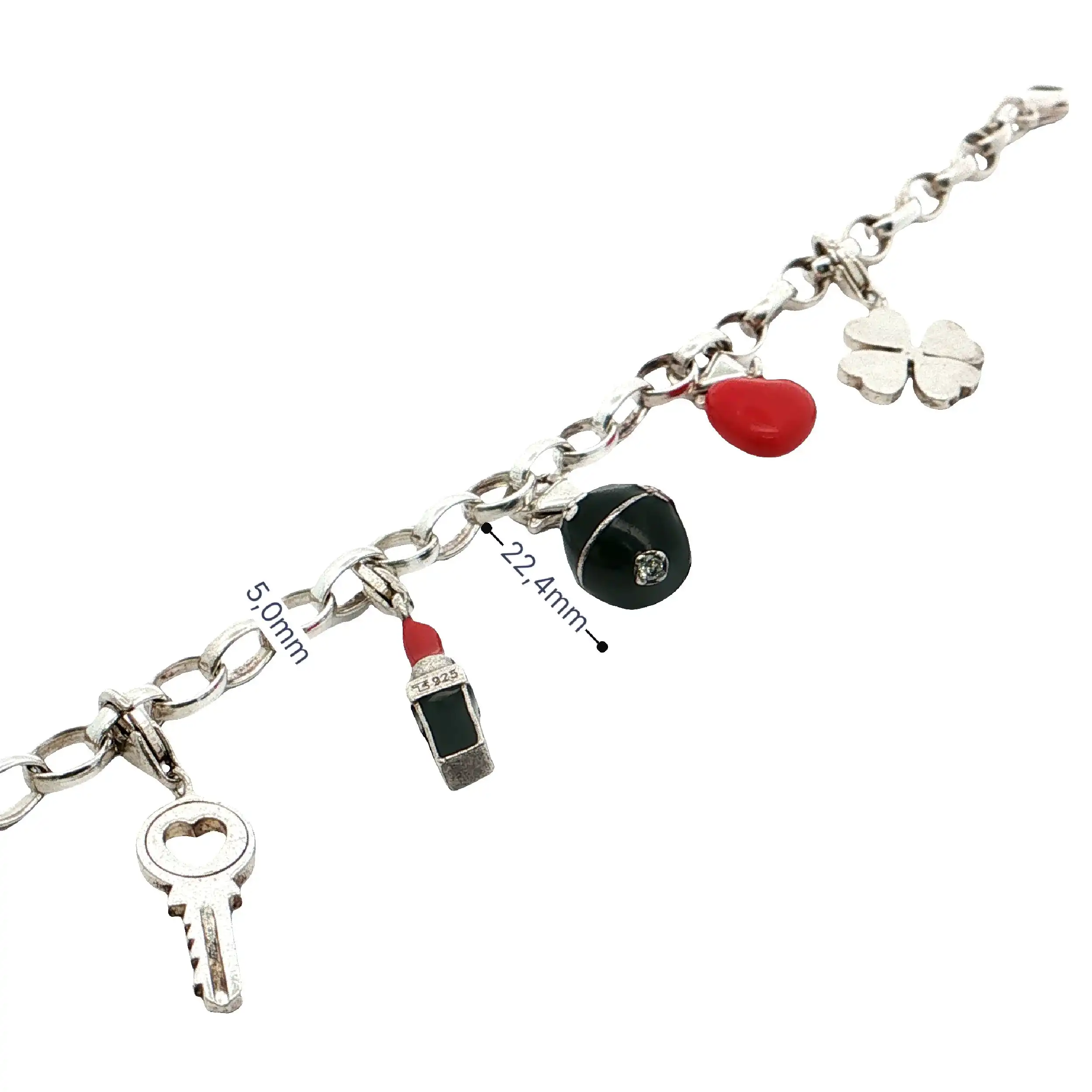 Armband Silber mit Charms "Thomas Sabo"